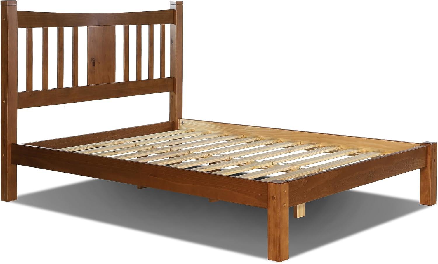 Shaker Solid Wood Slat Bed