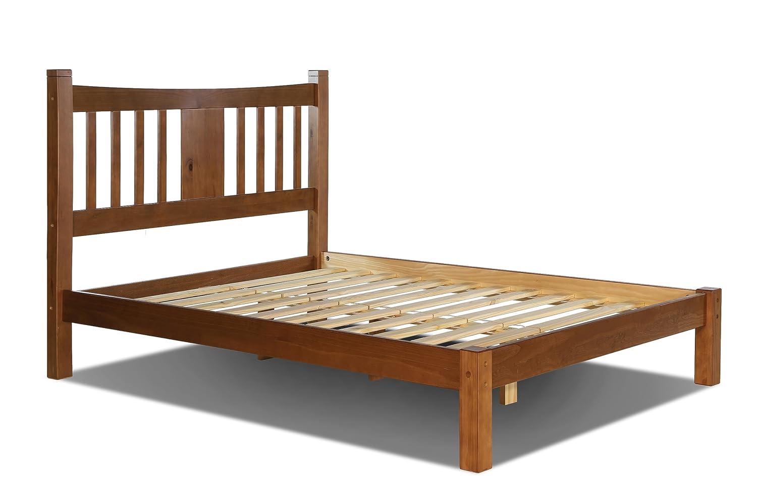 Shaker Solid Wood Slat Bed