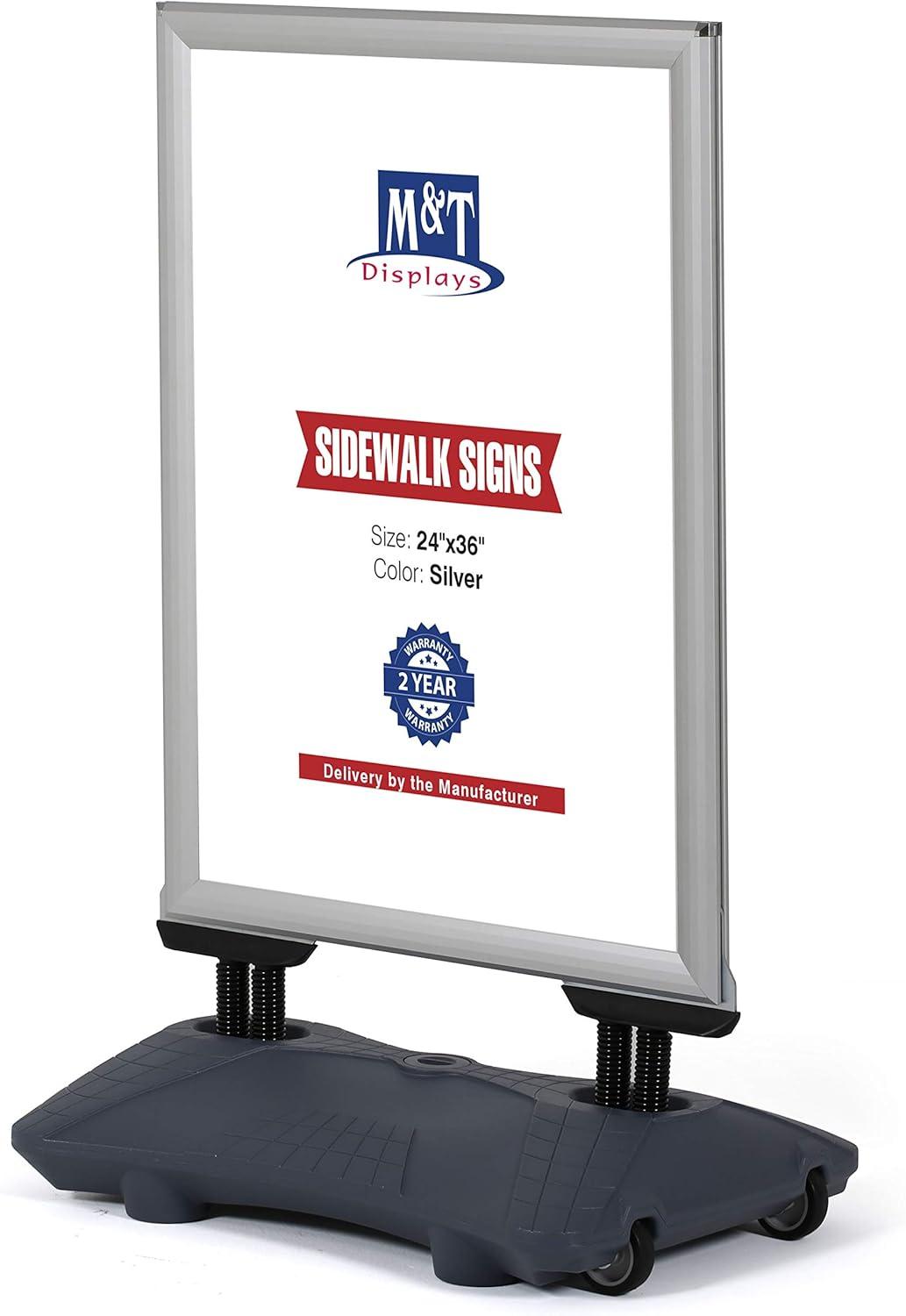 MT Displays Pavement Sidewalk Sign Holder