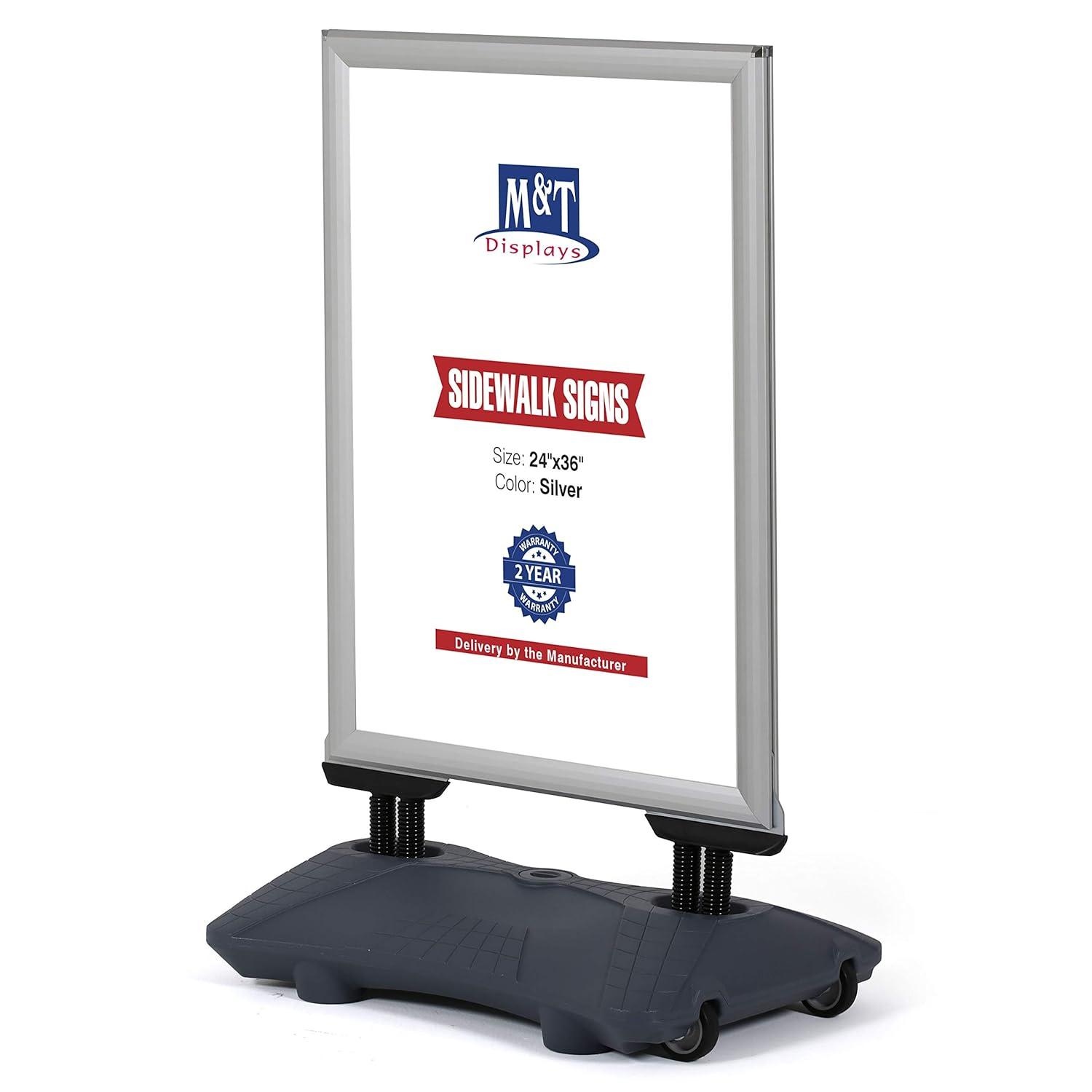 MT Displays Pavement Sidewalk Sign Holder
