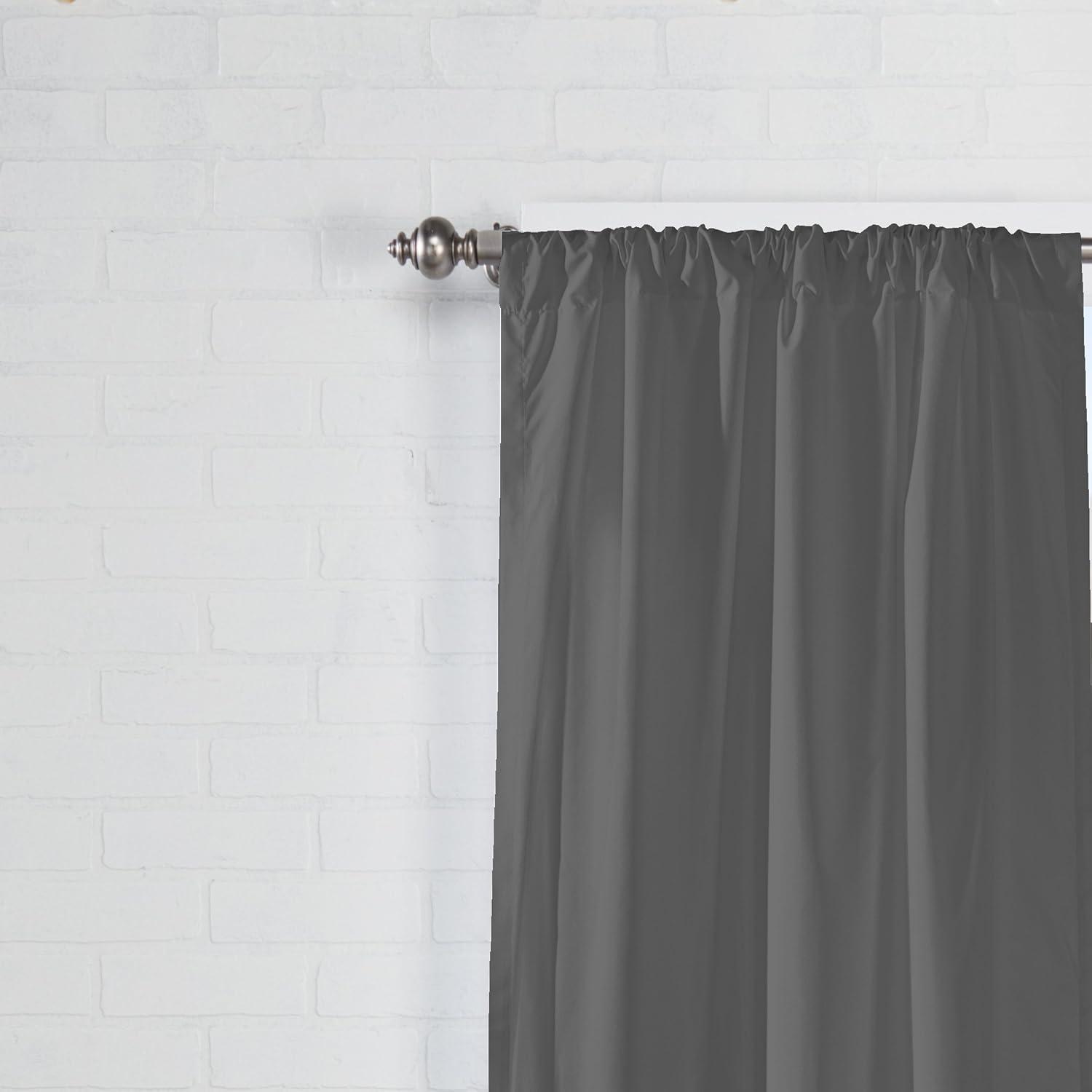 Eclipse Cadenza Microfiber Rod Pocket Panel Pair (2 Panels) (Set of 2)