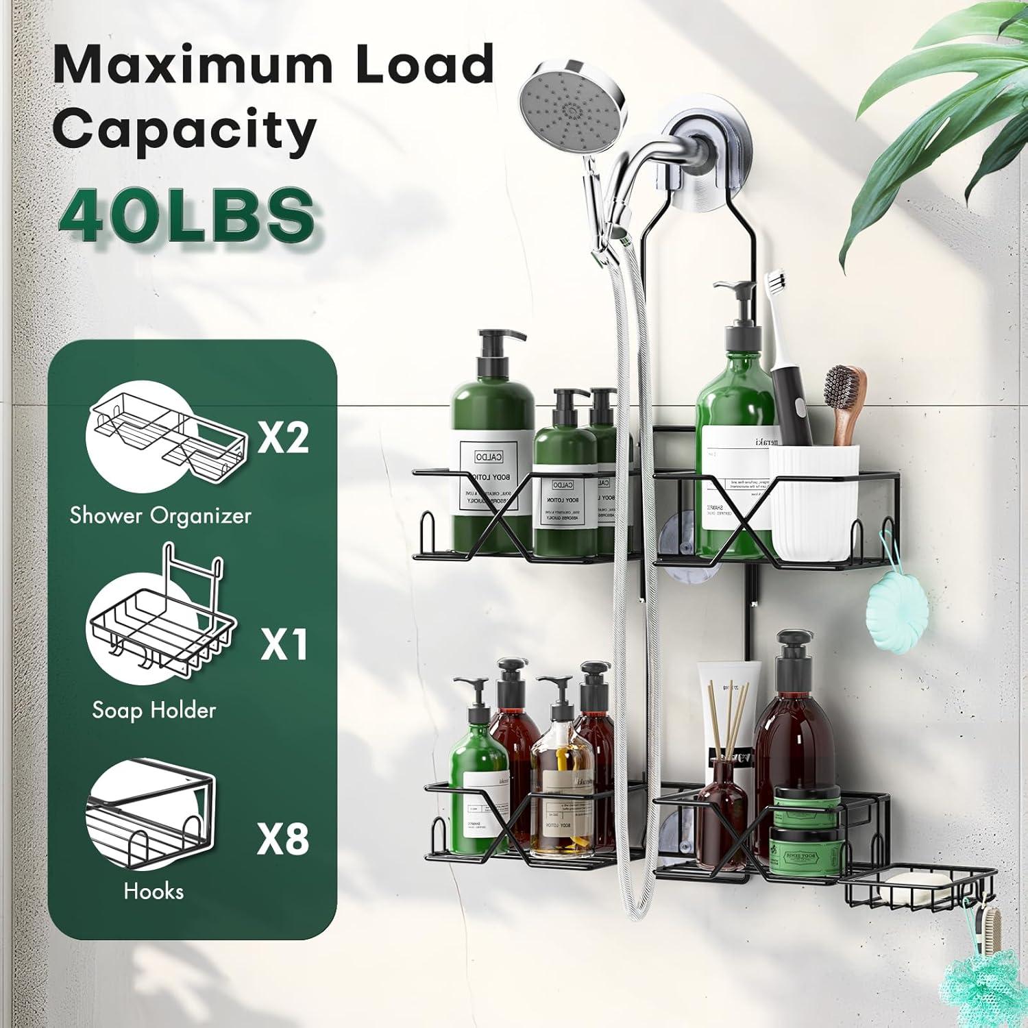 Upgraded Hanging Shower Caddy