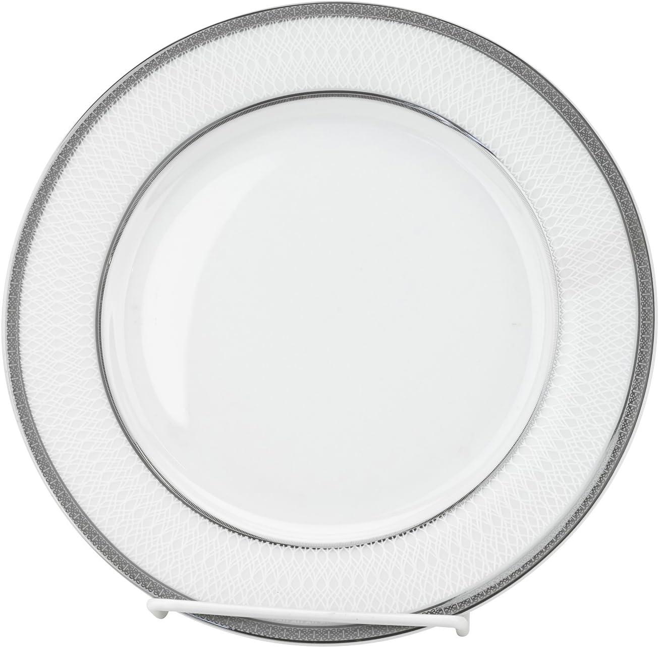 Lorren Home Trends 24 Piece Porcelain China Dinnerware Set - Service for 4
