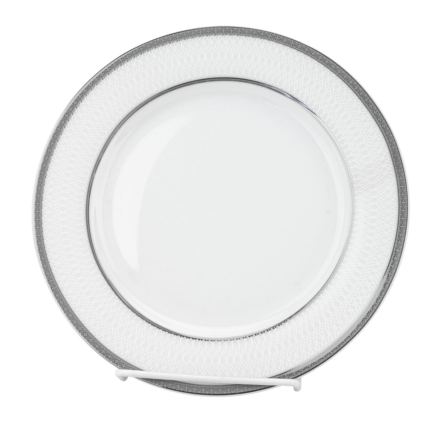 Lorren Home Trends 24 Piece Porcelain China Dinnerware Set - Service for 4