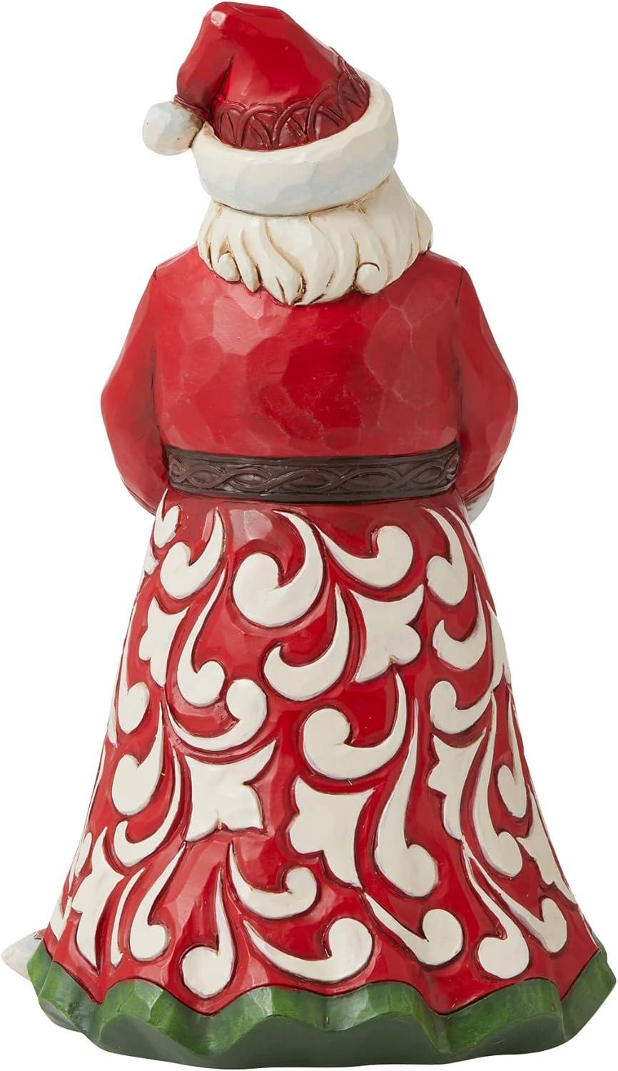 Jim Shore Heartwood Creek "Christmas Spirit Worth Sharing" Santa Figurine, 7.25"