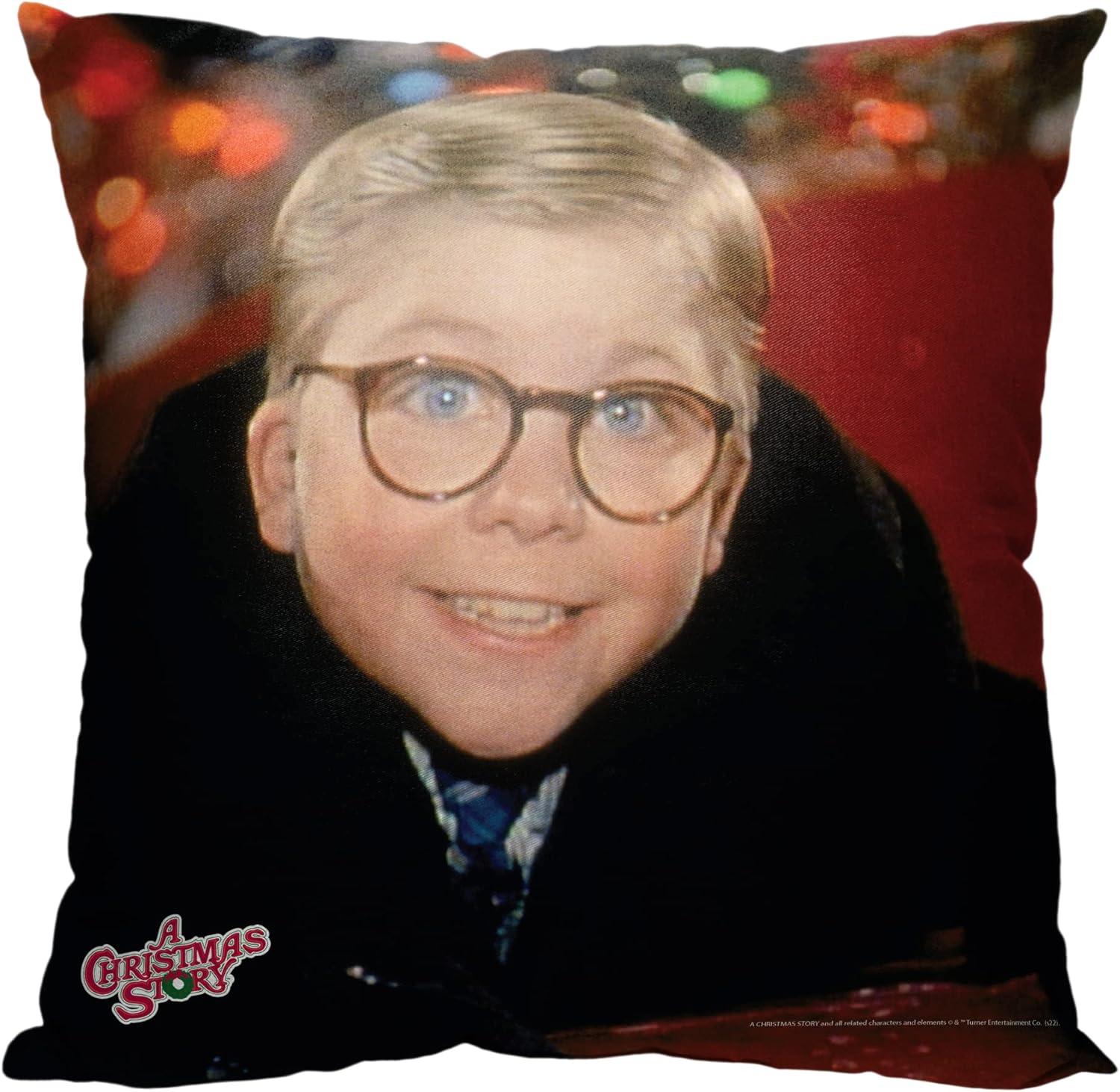 Warner Bros. A Christmas Story What I Want For Christmas Is Throw Pillow 18x18 Inches