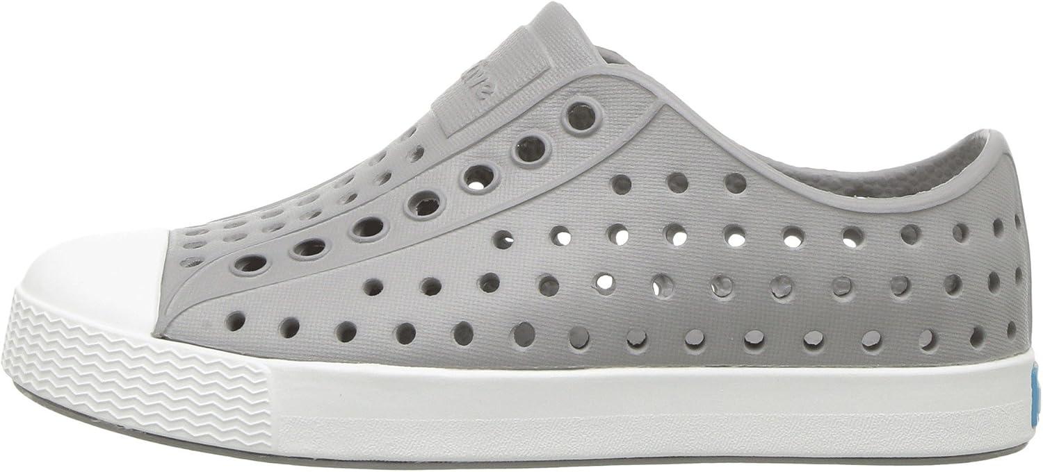 Native Jefferson Kids/Junior Shoes - Pigeon Grey/Shell White - C6