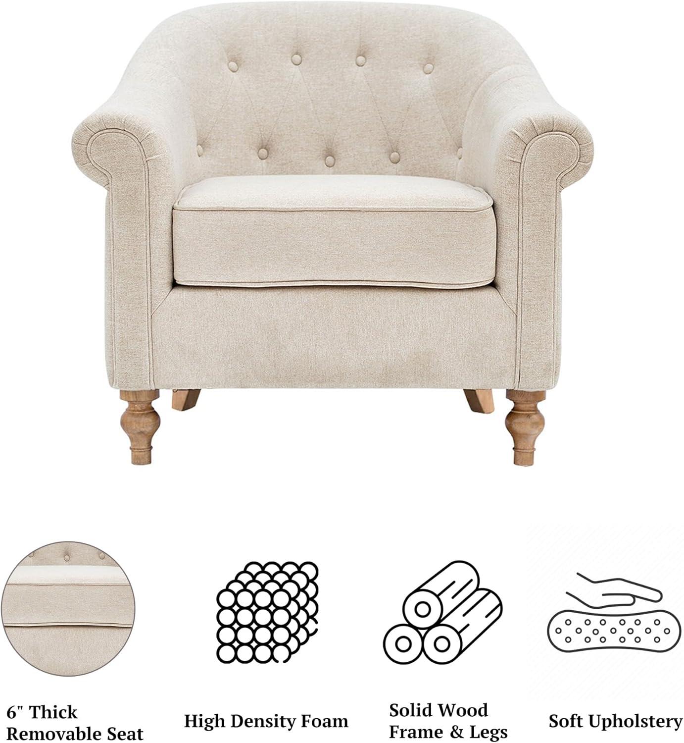 Fayette Upholstered Barrel Chair