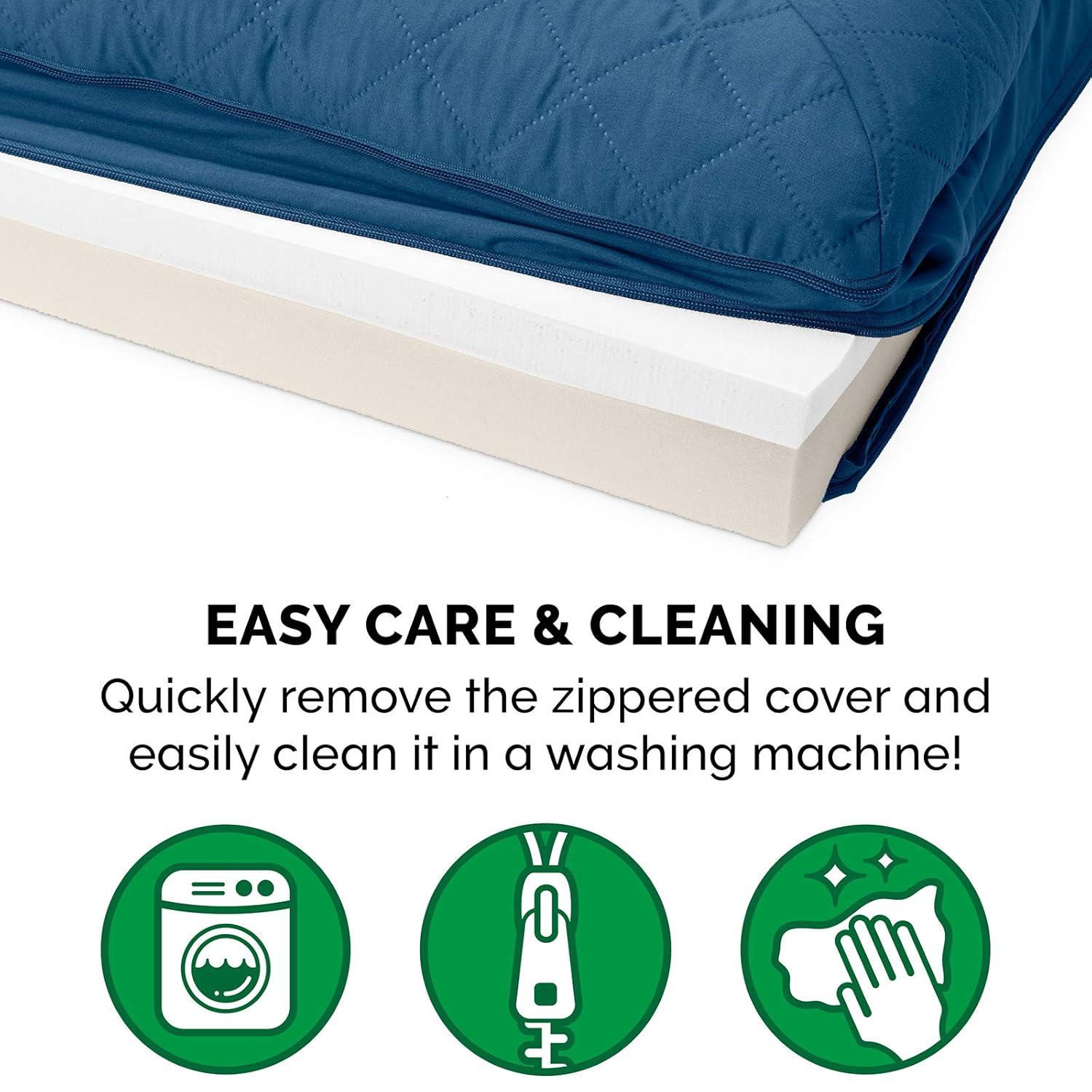 FurHaven Quilted Orthopedic Bolster Sofa Pet Bed