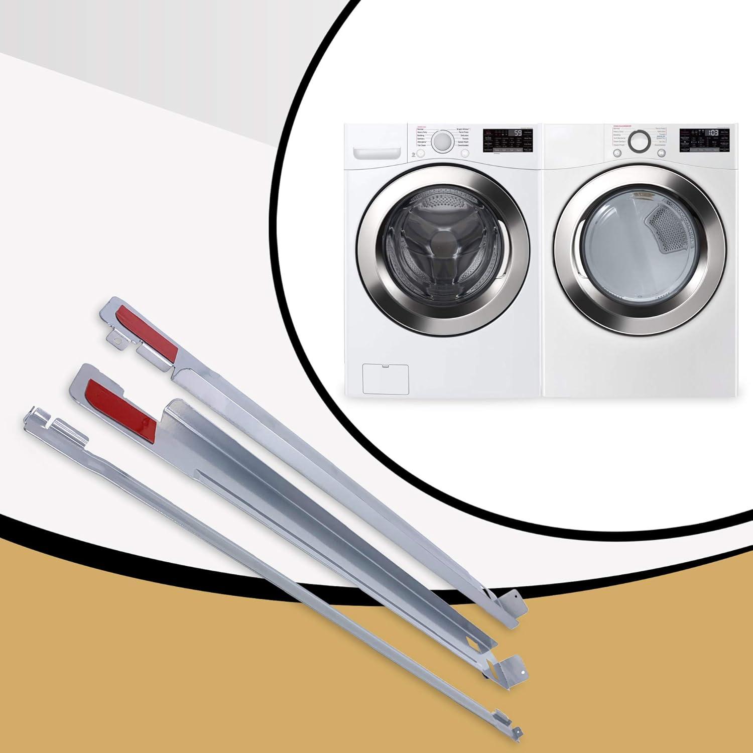 KSTK1 27-inch Laundry Stacking Kit Replacement for LG Washer Dryer Stacking Kit KSTK1 by Blutoget - Solid Metal with Chrome Coated - WSTK1 KSTK1 Lg Stacking Kit 27