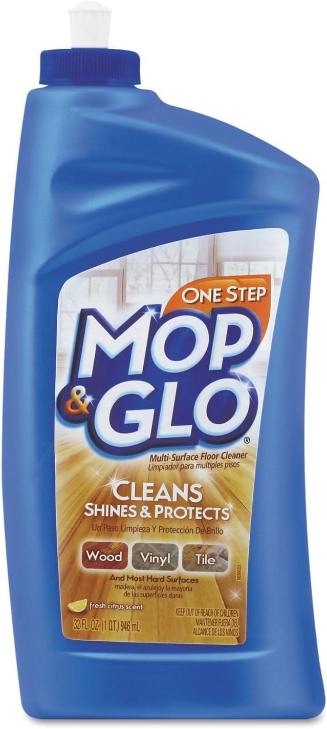 MOP & GLO Triple Action Floor Cleaner, Fresh Citrus Scent, 32 oz Bottle
