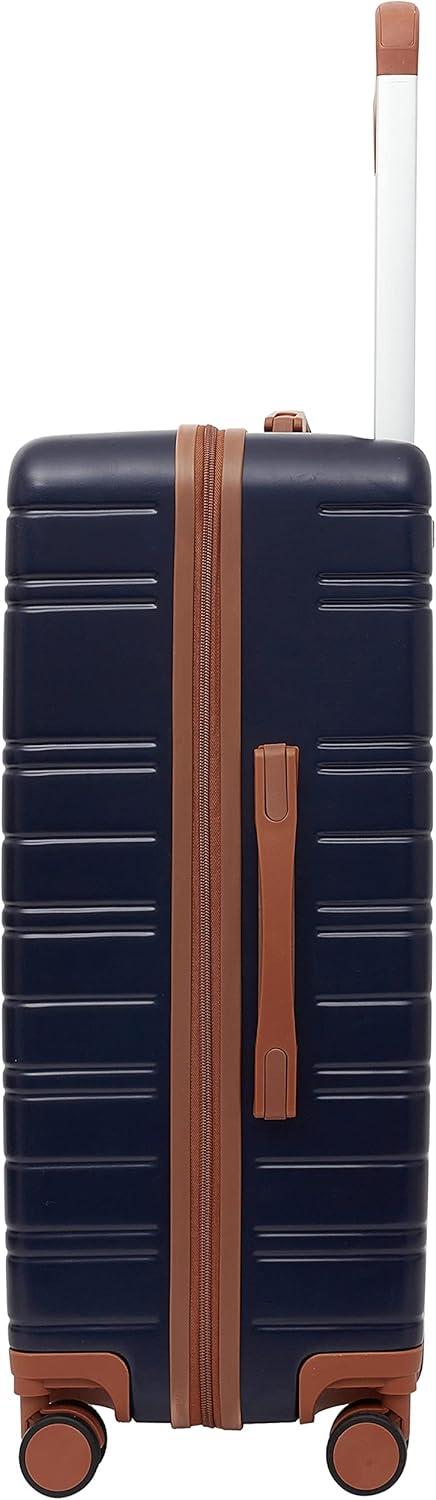 Navy Blue 2-Piece ABS Hard Shell Spinner Luggage Set