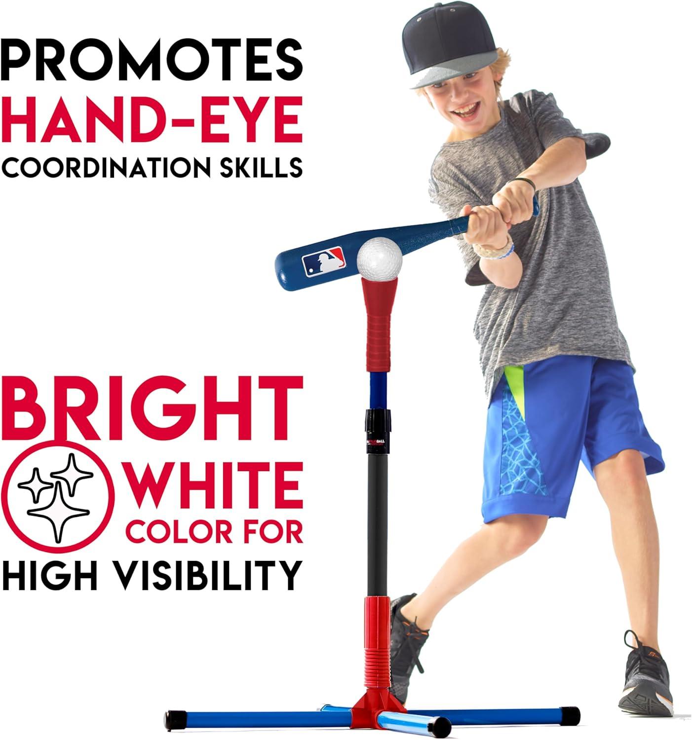 Franklin Sports Kids Toy Baseballs - 8 Pack Solid Plastic Balls