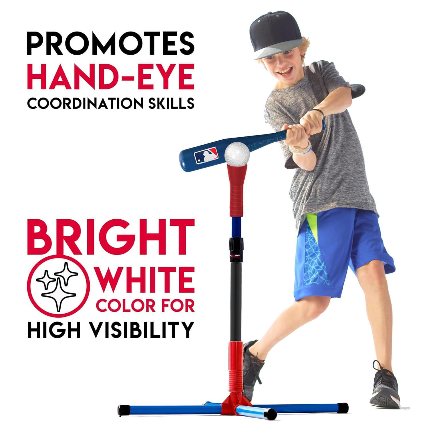 Franklin Sports Kids Toy Baseballs - 8 Pack Solid Plastic Balls