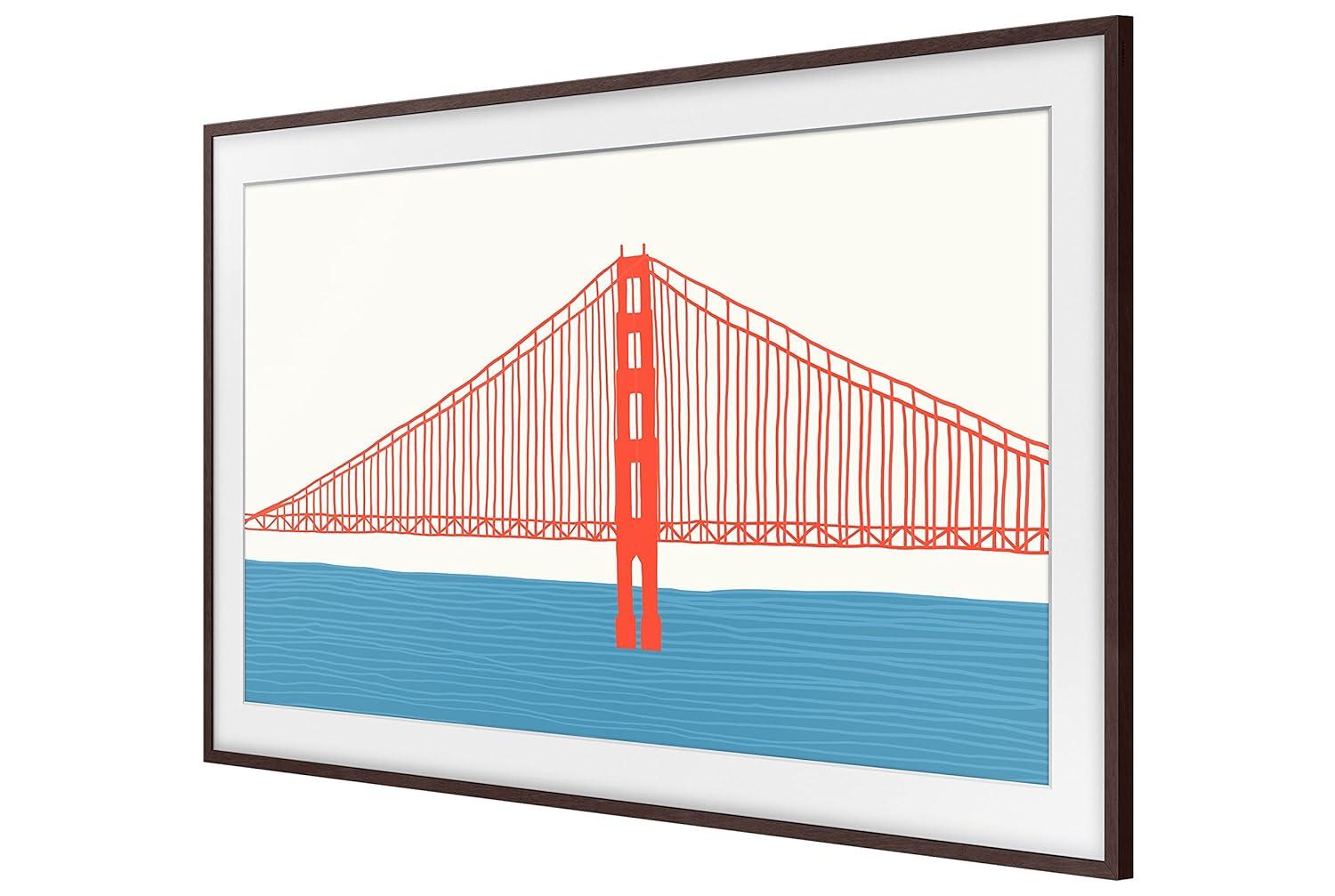 Samsung 43" The Frame Customizable Bezel - Modern Brown: Home Theater Accessory