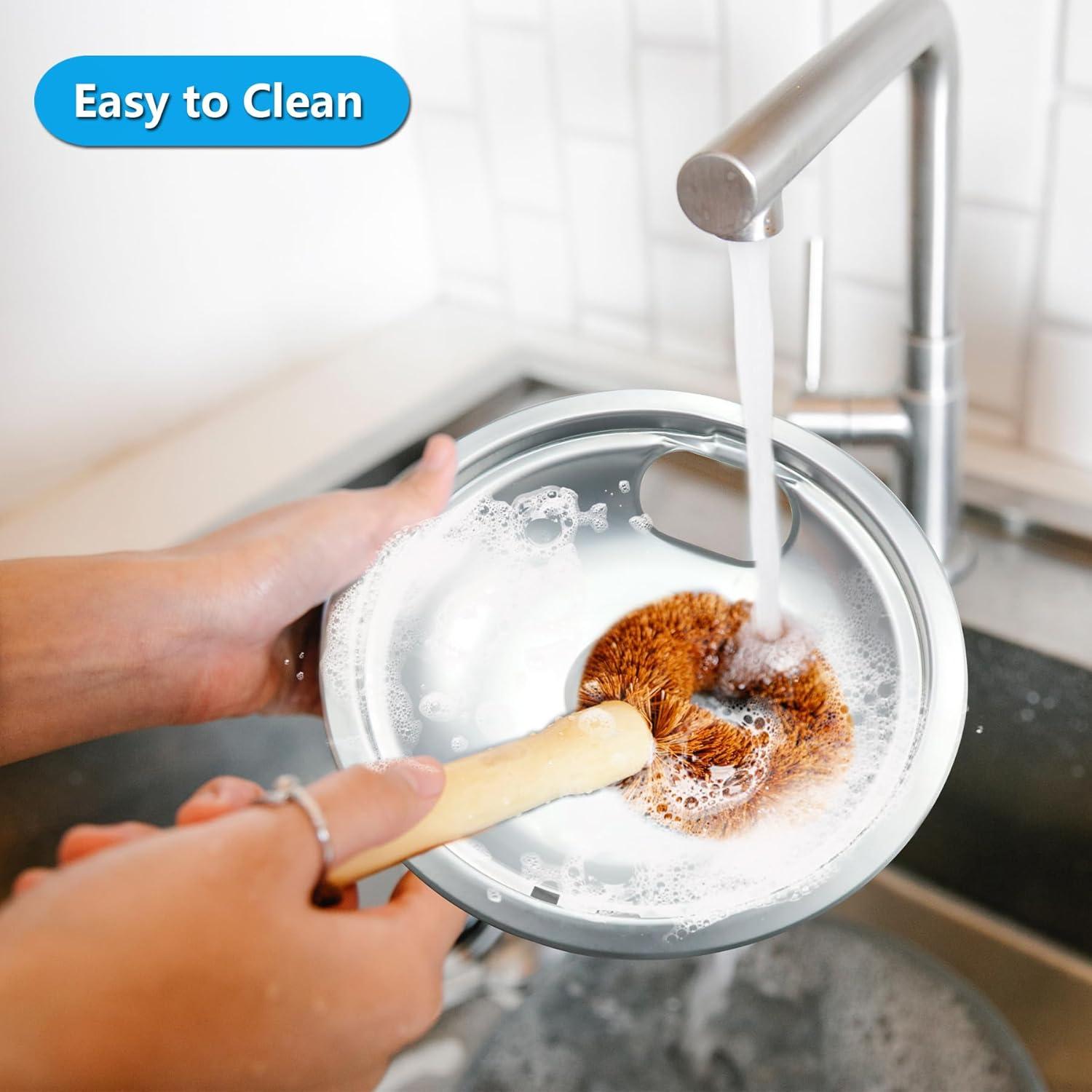 4 Pcs Stove Burner Drip Pans Chrome Replacement for Whirlpool Amana Maytag Magic-Chef Kenmore GE Electric Range  2 x 6" 2 x 8"