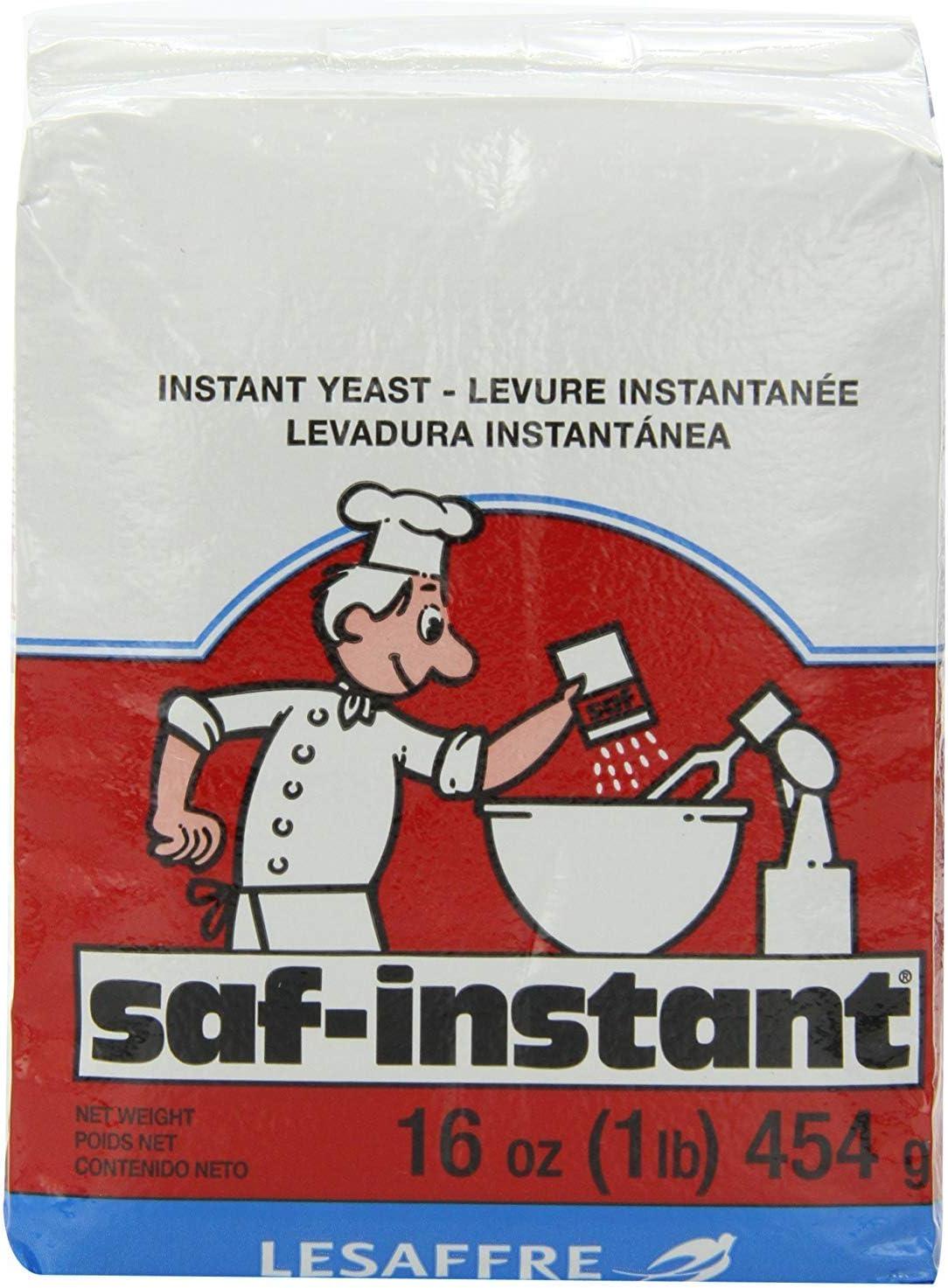 LeSaffre Saf Instant Yeasts & Leaveners, 16 Oz