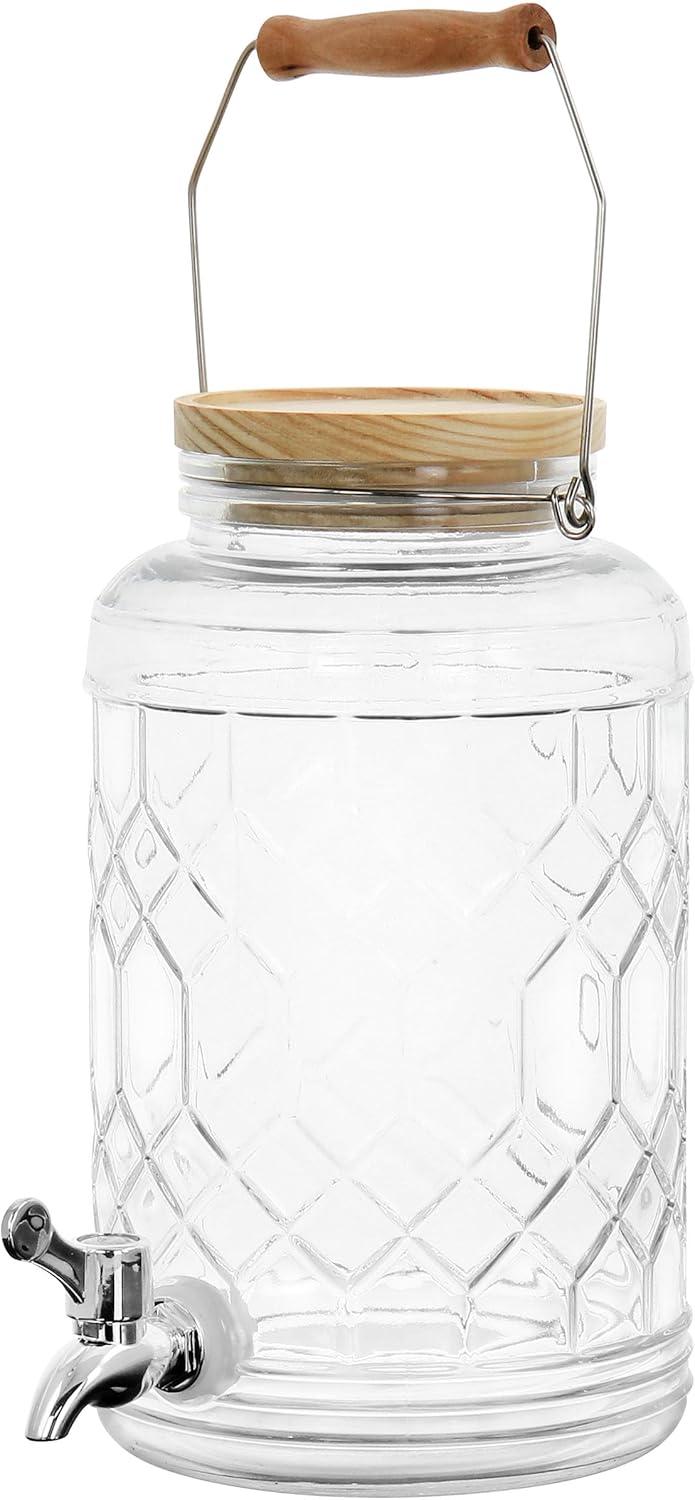 Gibson 0.95 gal Clear Beverage Dispenser Glass