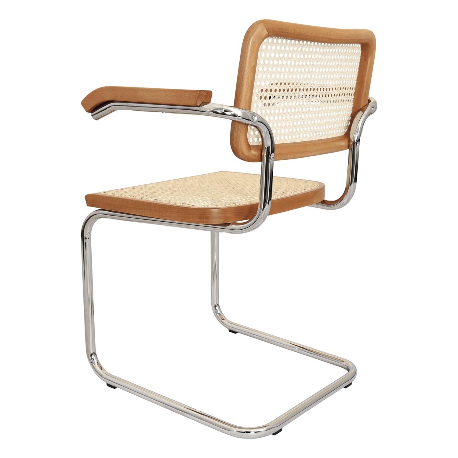 Breuer Chair Company Marcel Breuer Cesca Cane Cantilever Dining Armchair Arm Chair