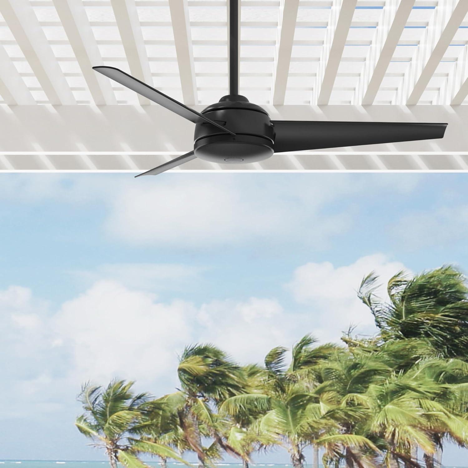 52" Cassius 3 - Blade Outdoor Standard Ceiling Fan with Pull Chain