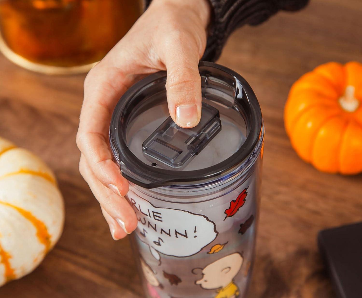 Silver Buffalo Peanuts Charlie 20 Oz. Plastic Pint Glass | Wayfair