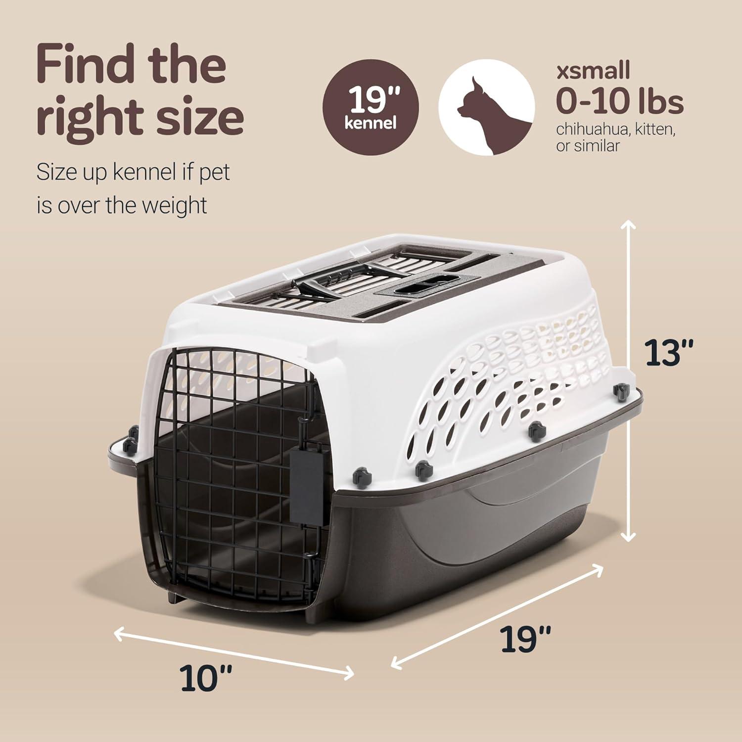 Plastic Pet Carrier with 1 Door