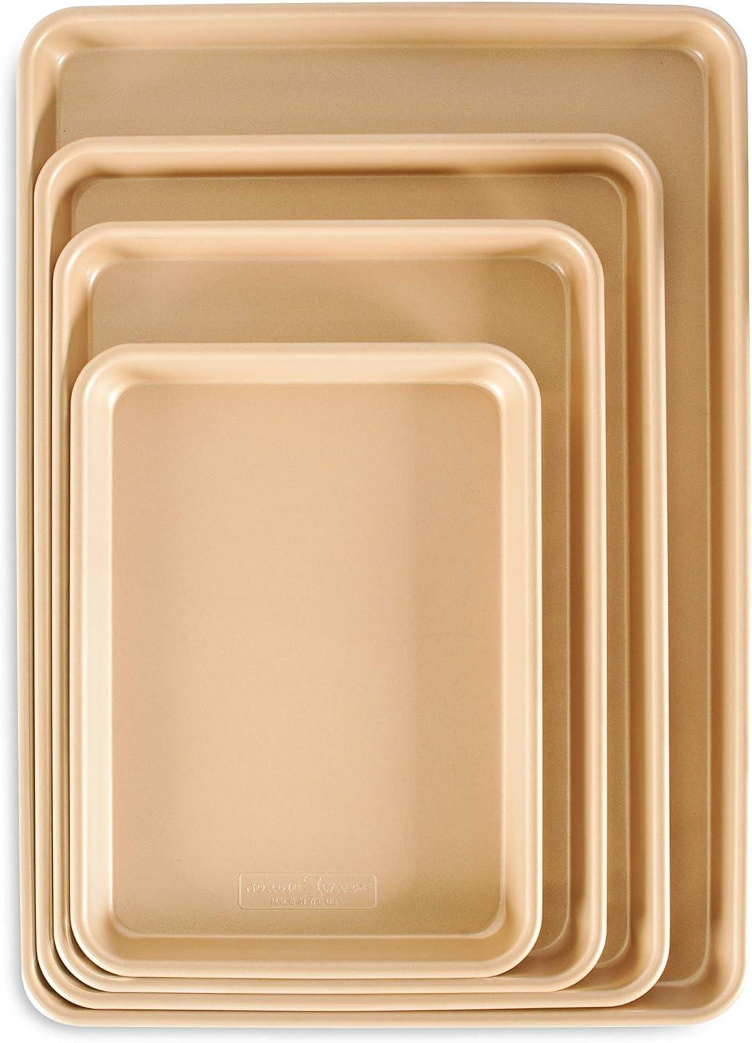 Gold Non-Stick Aluminum Half Sheet Pan