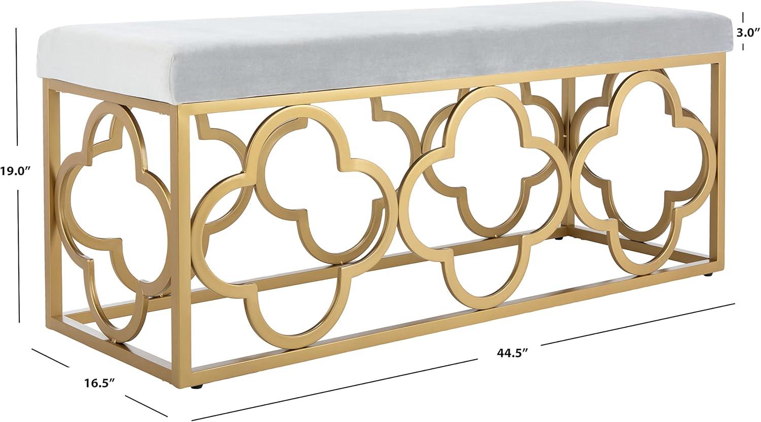 Fleur Rectangle Bench  - Safavieh