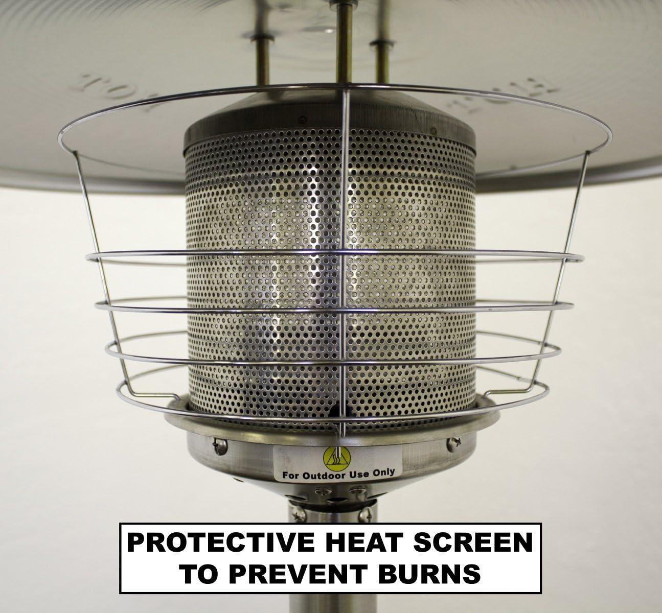 Miceli 11000 Stainless Steel Propane Tabletop Patio Heater