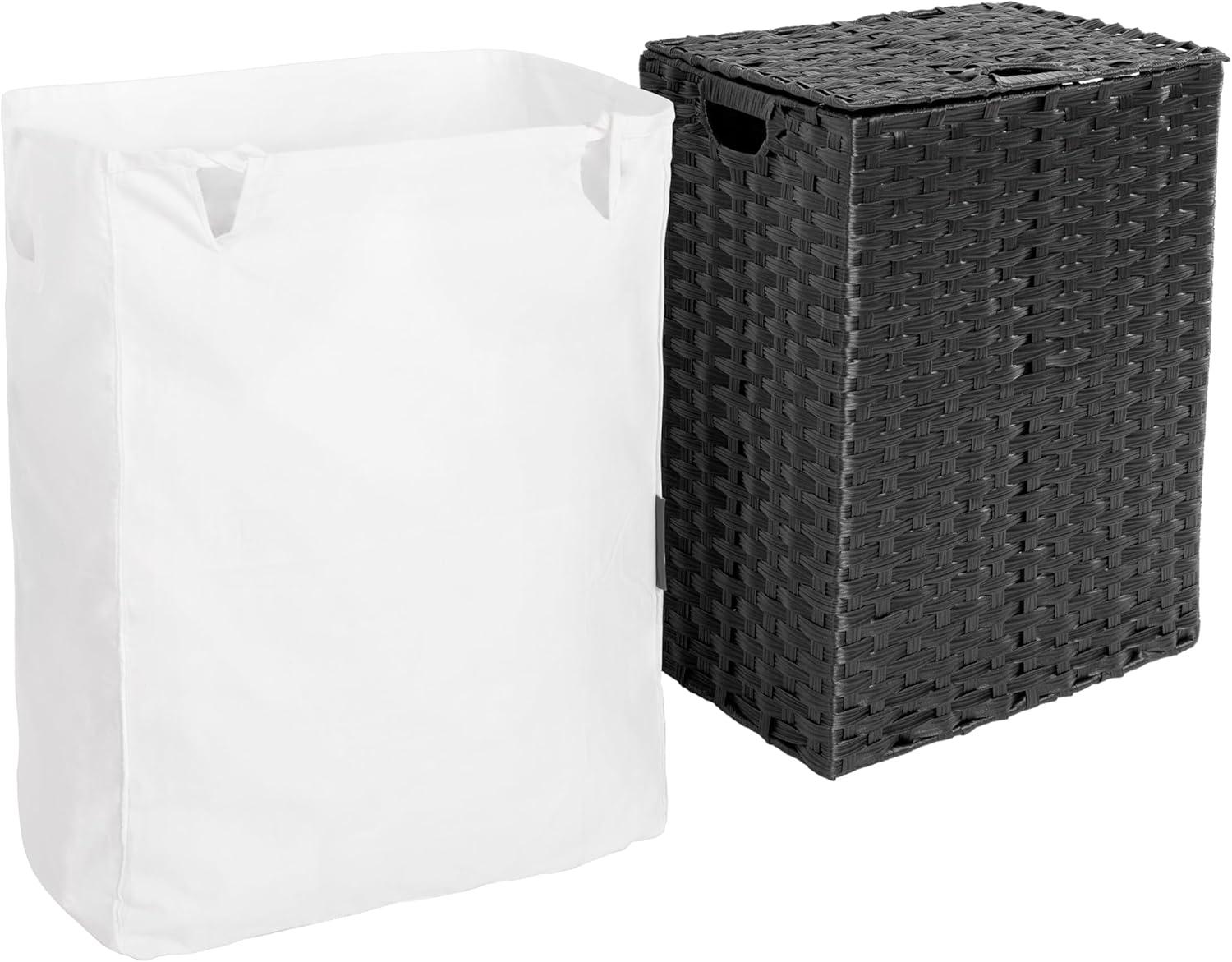 Handwoven Rectangle Laundry Hamper