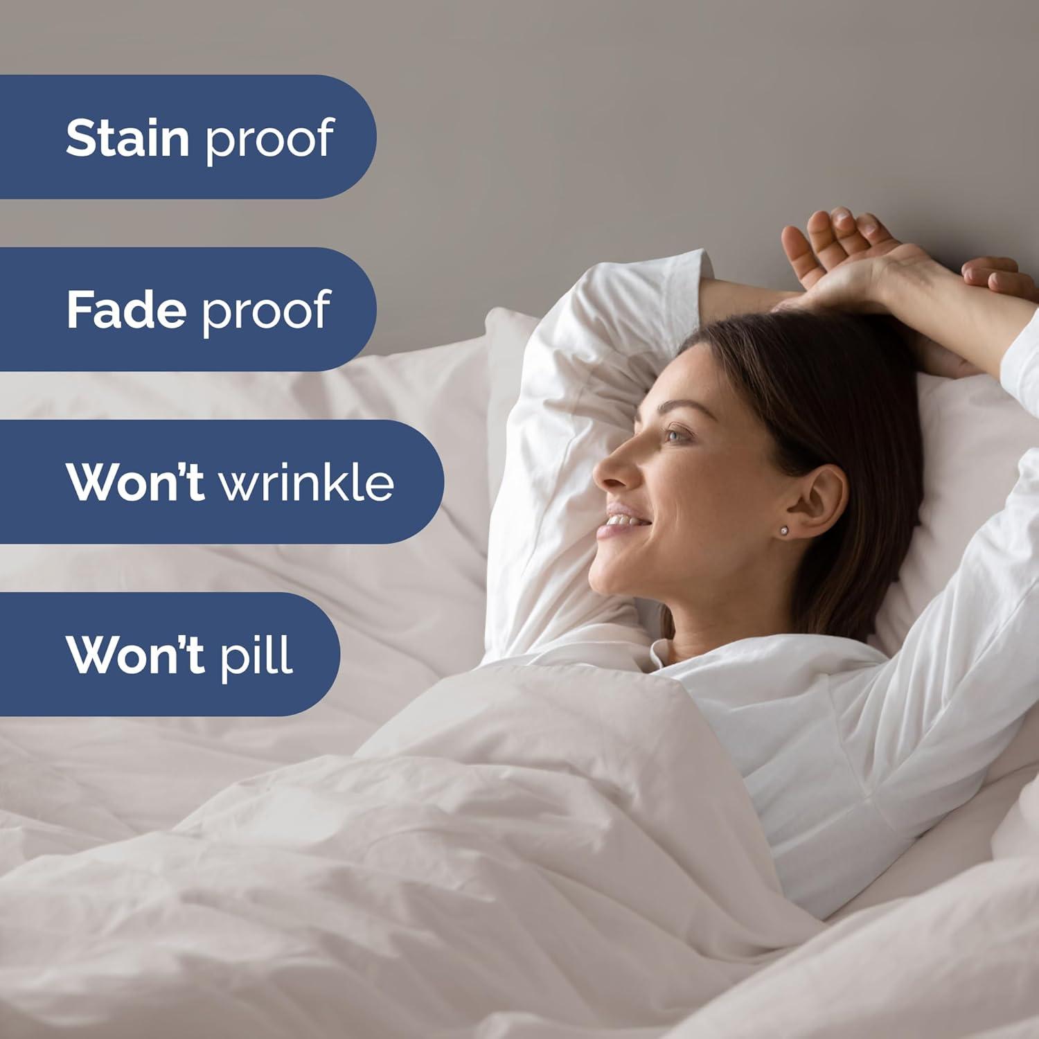 CGK Linens Premium Hotel Quality Soft & Cooling Duvet Cover Set