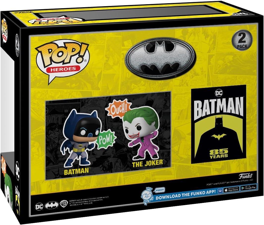 Batman and Joker 85th Anniversary Vinyl Figure Set