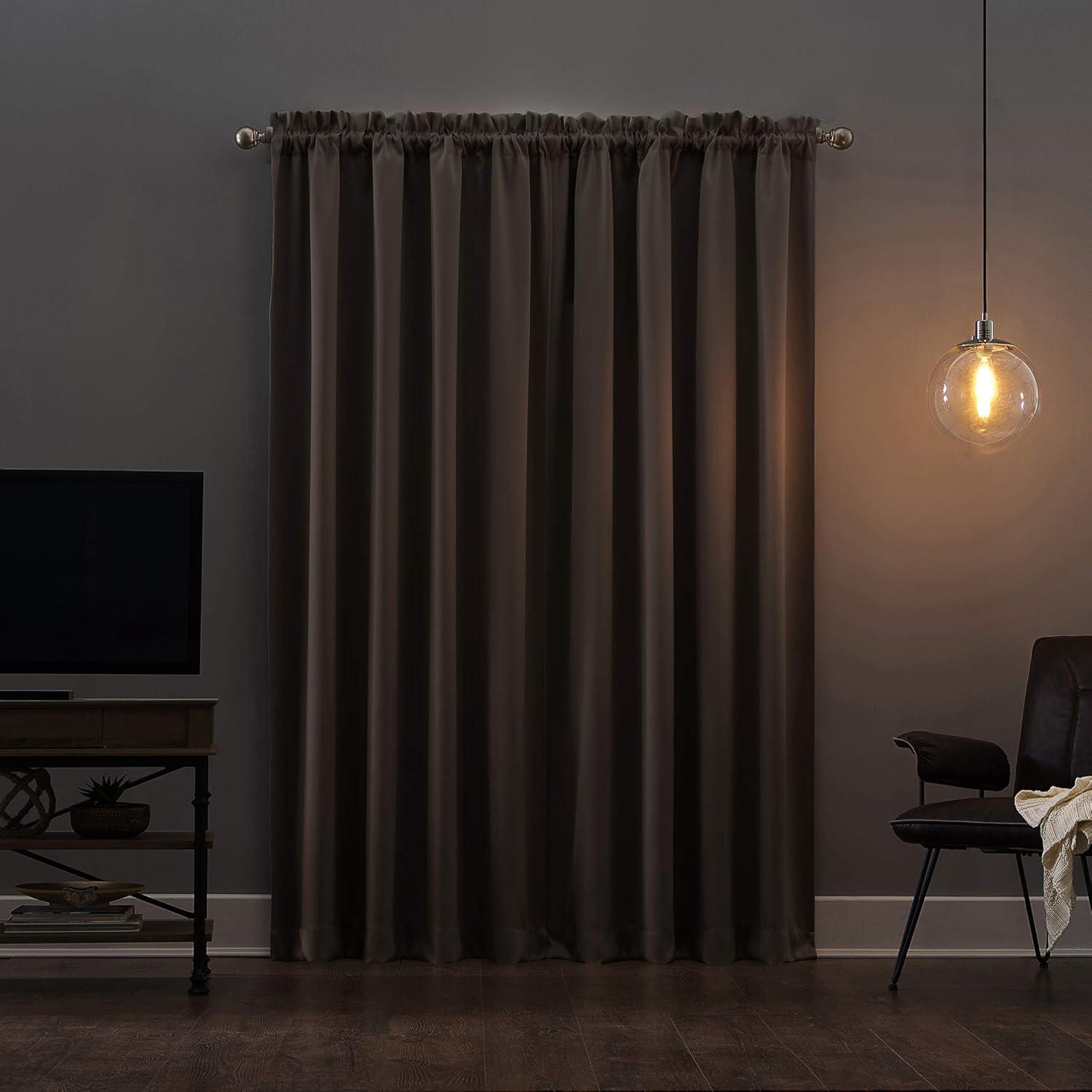 Sun Zero Sun Zero Oslo Theater Grade Extreme 100% Blackout Rod Pocket Curtain Panel