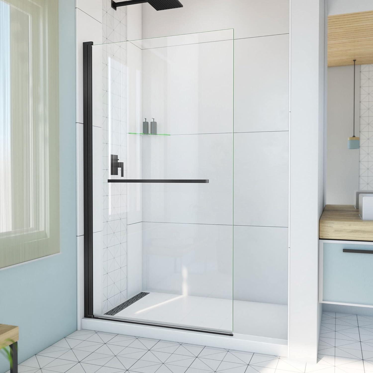 Aqua-Q Swing 72" H Frameless Shower Door