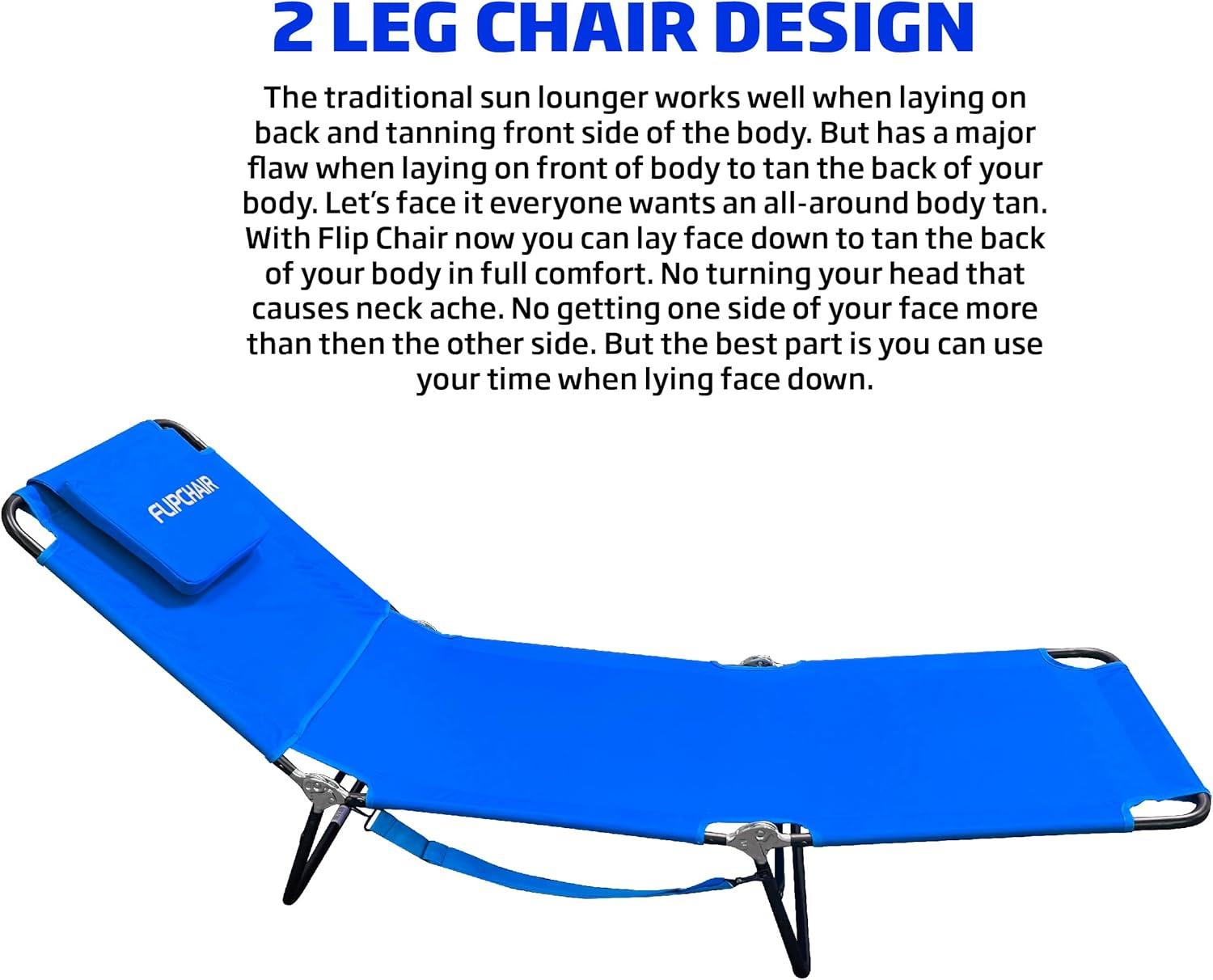 EasyGo Products Adjustable Pool Chair Outdoor Chaise Lounges Set of Black