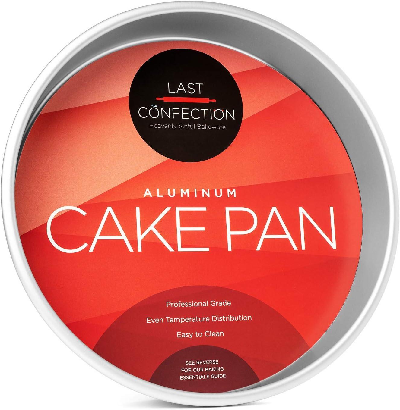 Last Confection Aluminum 10" x 2" Round Cake Pan - Professional Bakeware