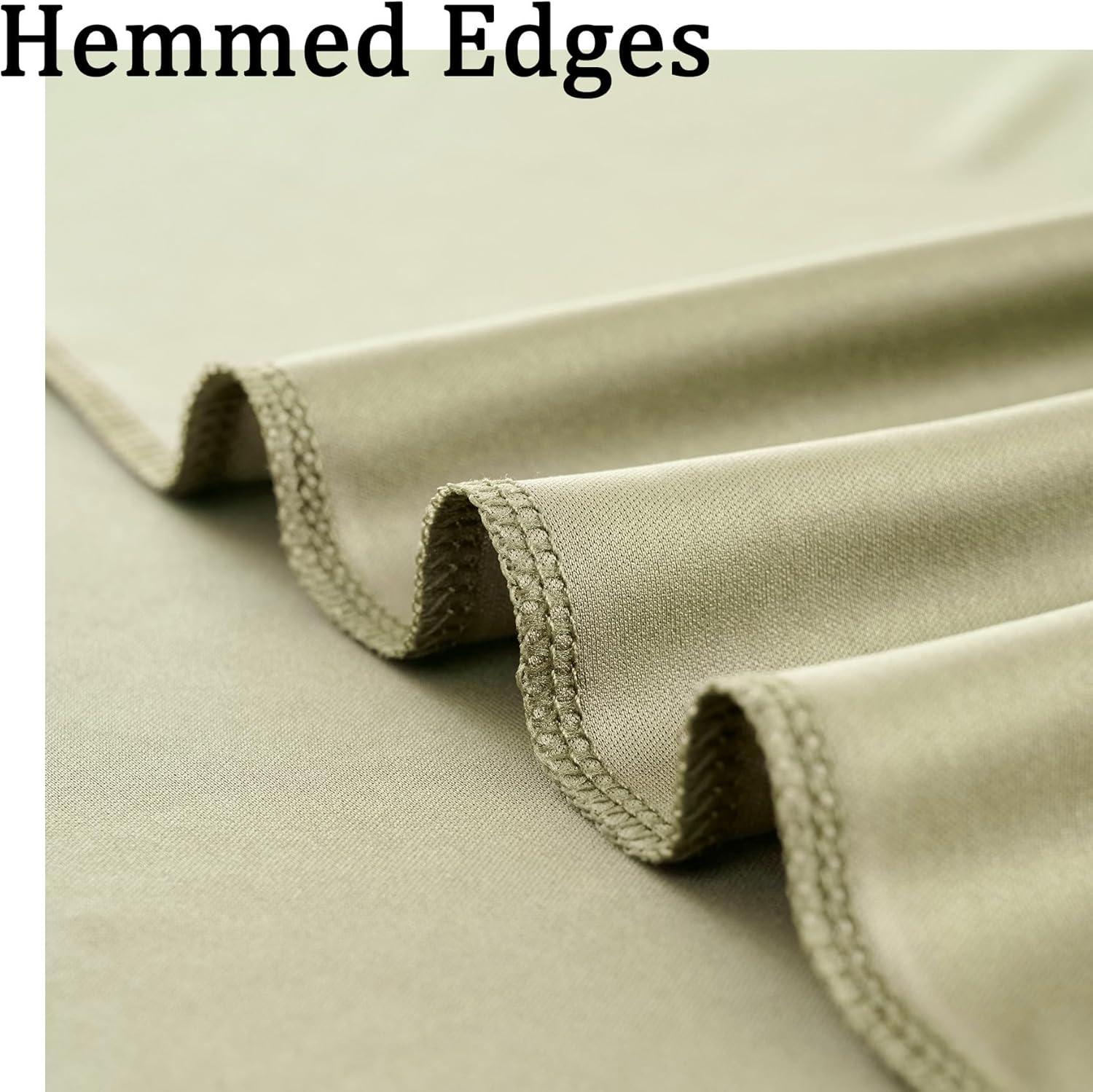 10x8ft Wrinkle Free Sage Green Backdrop Curtains for Parties, Polyester Photo Backdrop Drapes for Wedding Birthday Party Photography Background Curtains Decoration