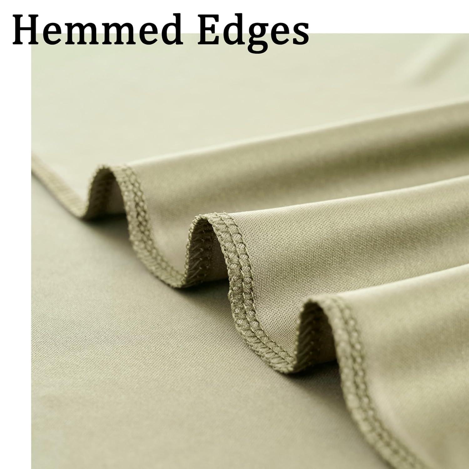 10x8ft Wrinkle Free Sage Green Backdrop Curtains for Parties, Polyester Photo Backdrop Drapes for Wedding Birthday Party Photography Background Curtains Decoration