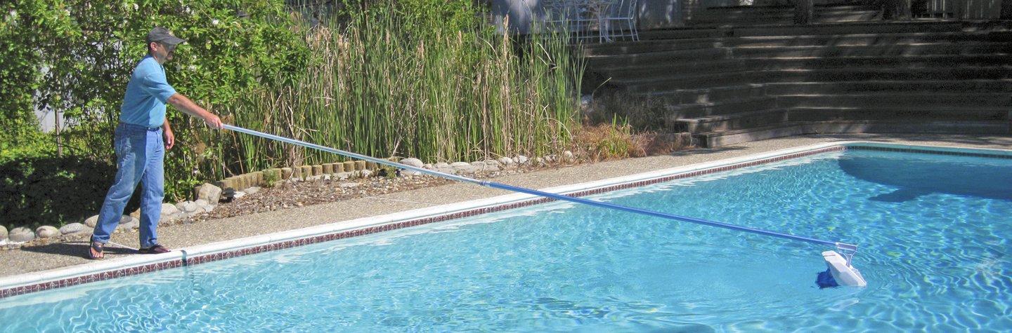 Poolmaster Swivel Skim Elite - Bi-Directional Floating Swimming Pool and Spa Skimmer/Rake with Mesh Net