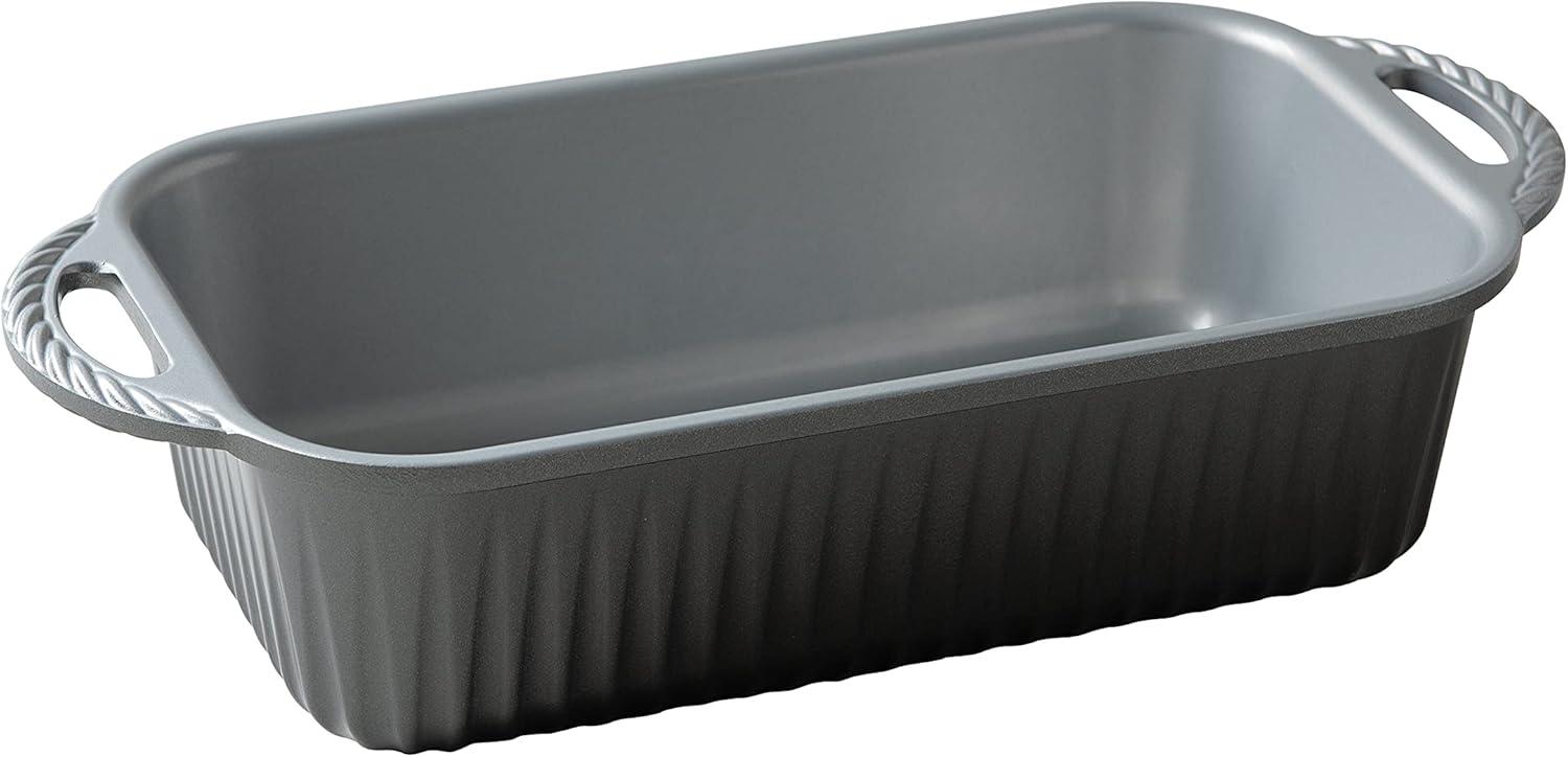 Classic Non-Stick Aluminum Loaf Pan with Handles