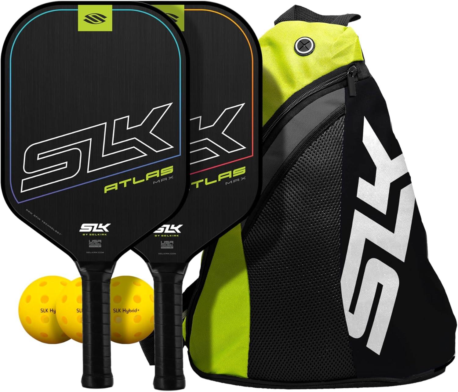 Selkirk Sport Atlas Max Pickleball Paddle - Raw Carbon Bundle