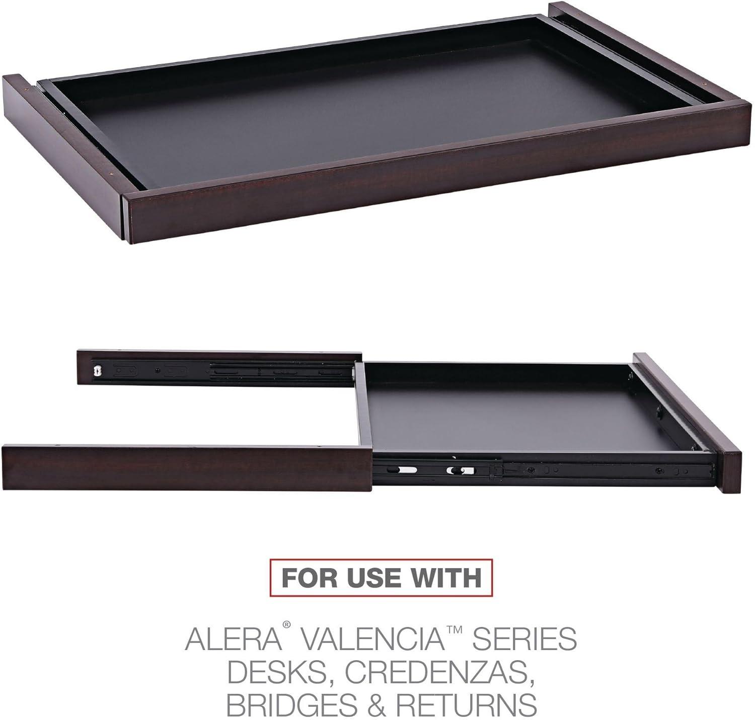 Alera Valencia Series Center Drawer, 24.5w x 15d x 2h, Medium Cherry -ALEVA312414MC