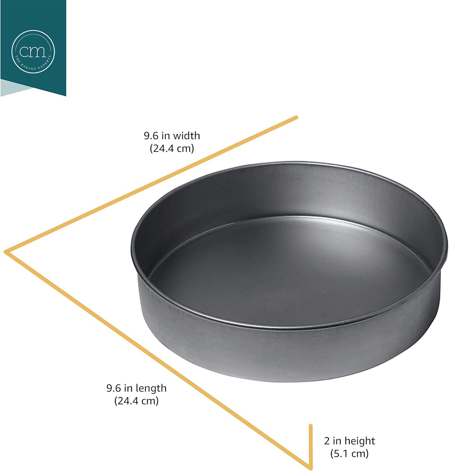 9-Inch Gray Non-Stick Round Silicone Cake Pan