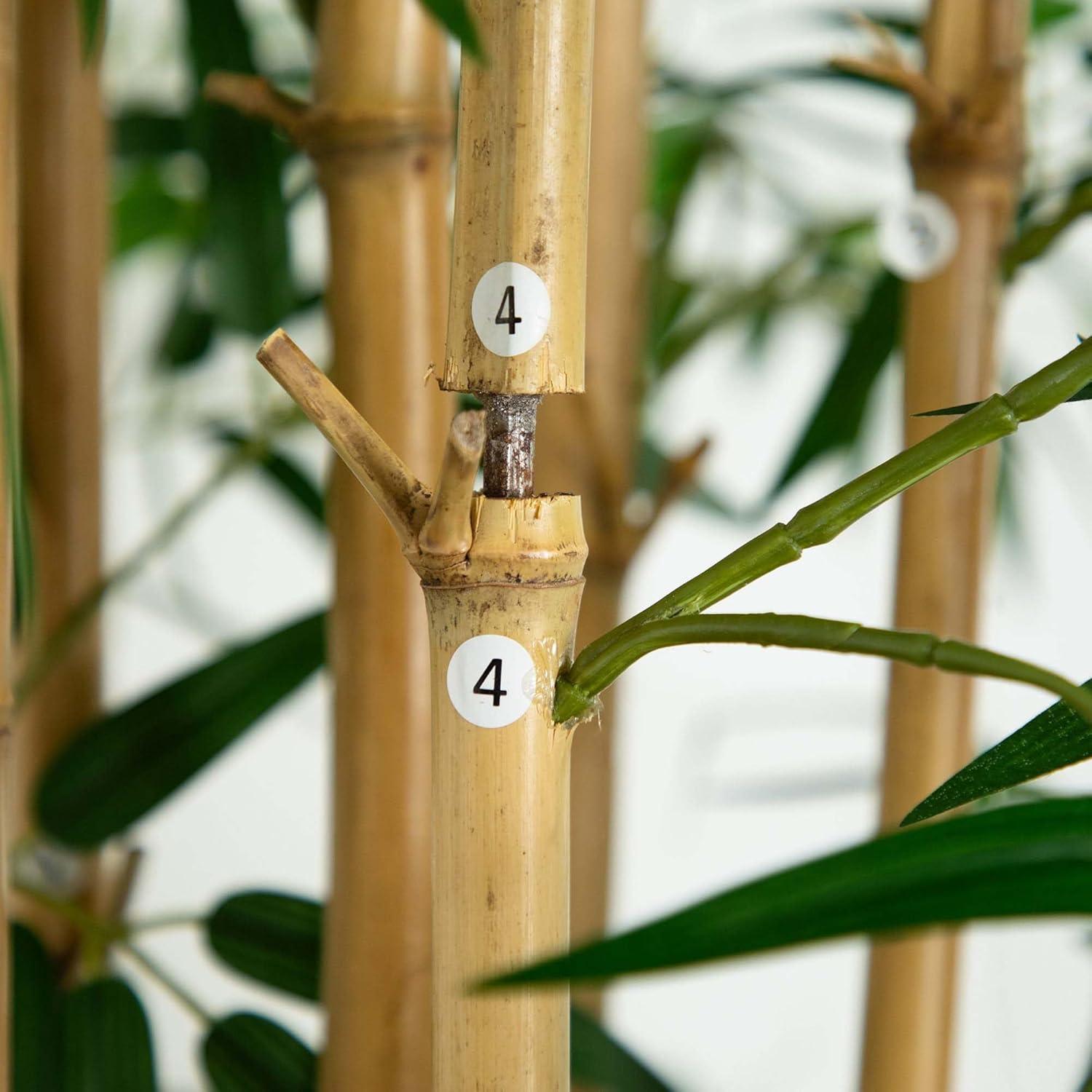 Nearly Natural 12ft. Artificial Bamboo Tree with Real Bamboo Trunks