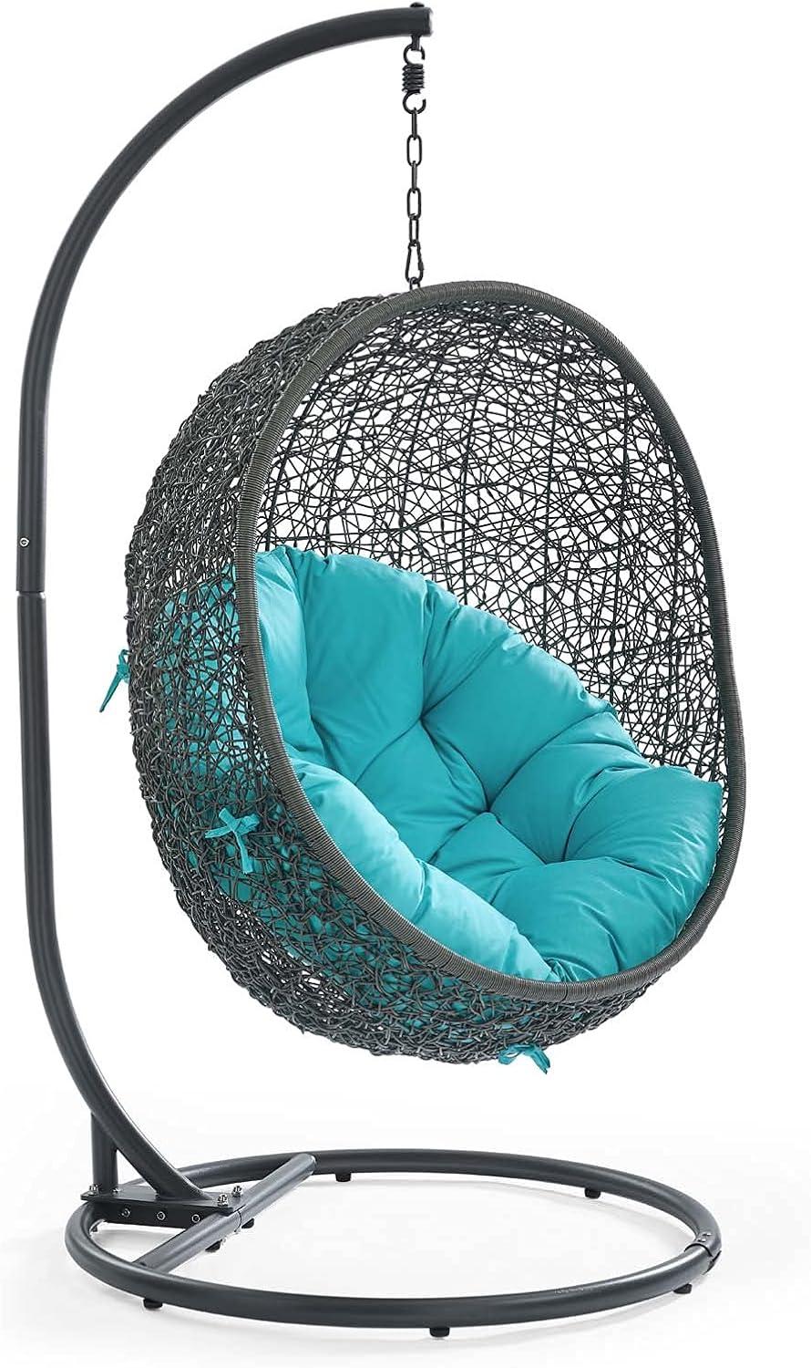 Modway Hide Outdoor Patio Swing Chair with Stand