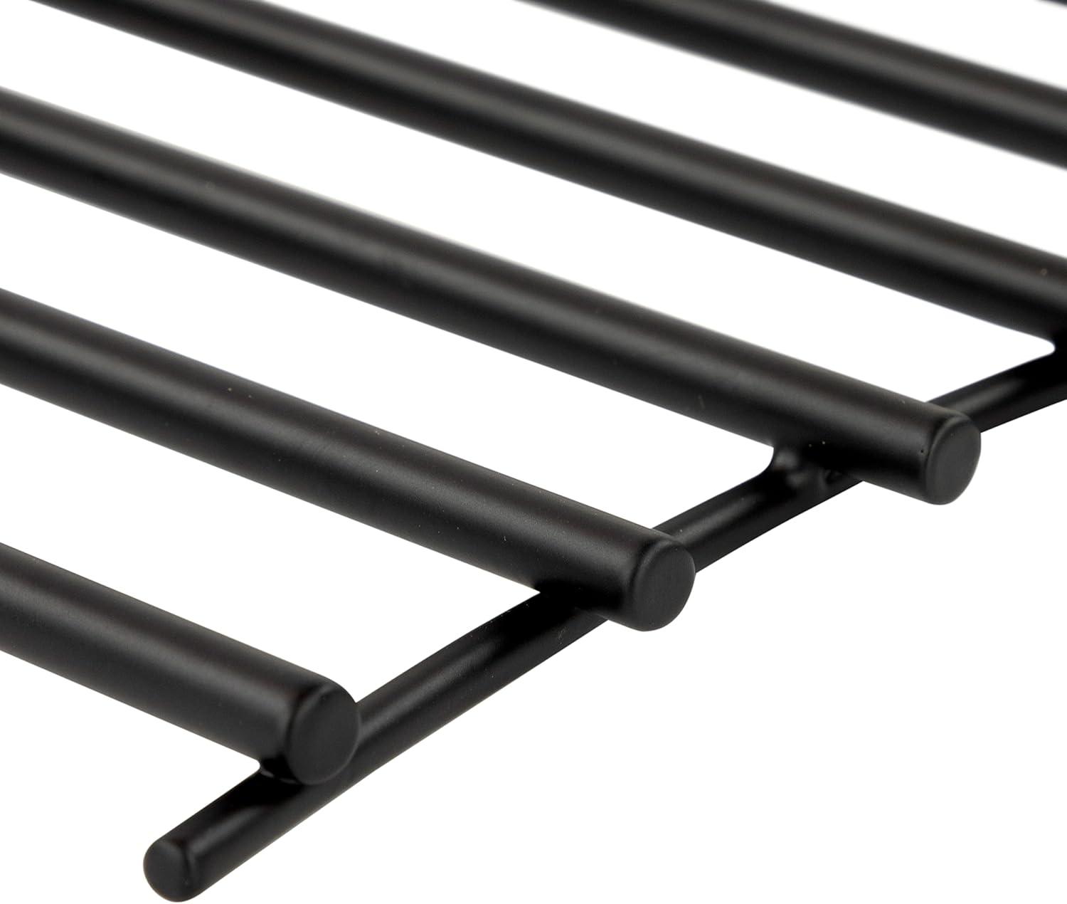 Black Steel Euro Trivet for Hot Dishes
