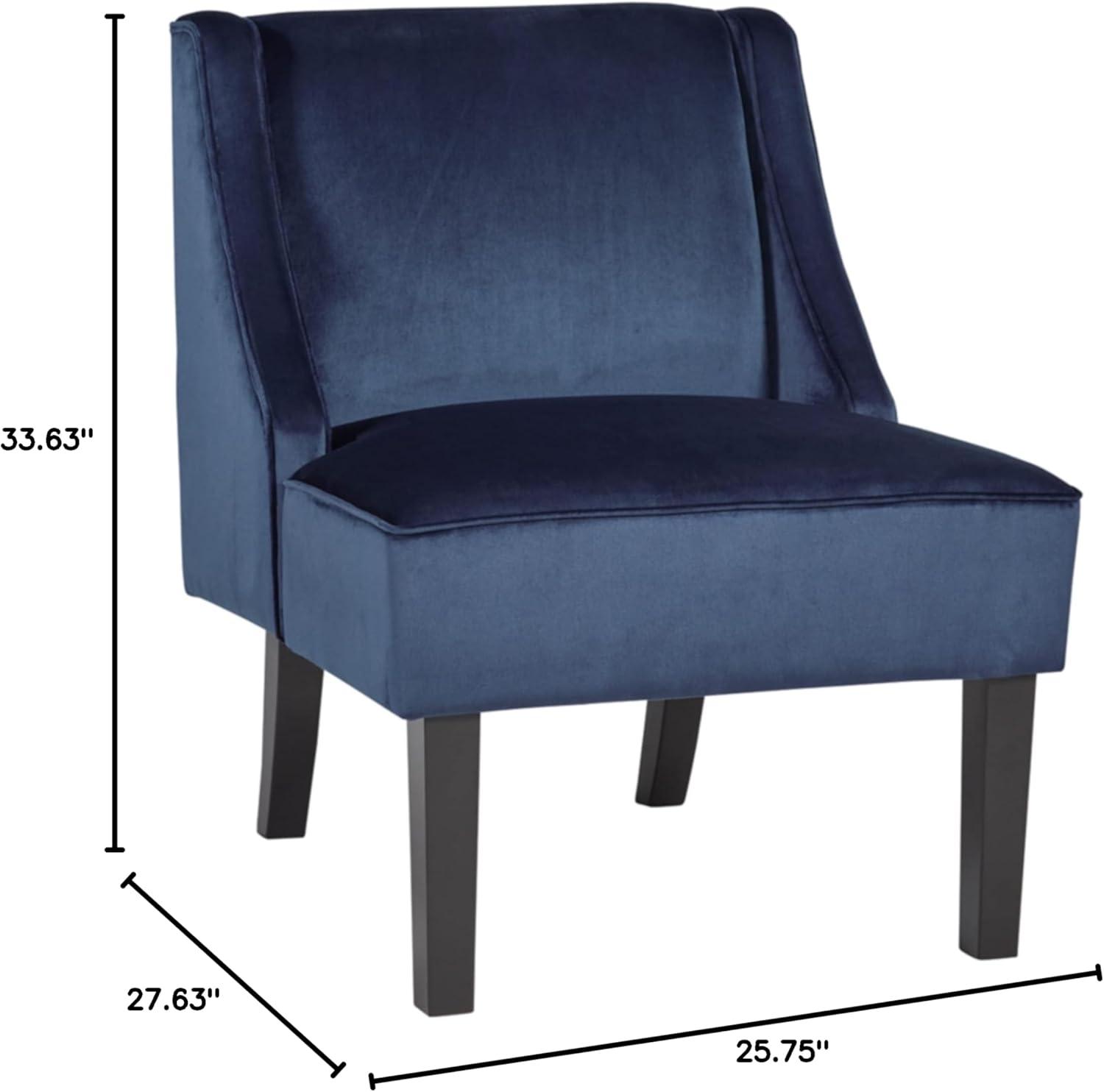 Signature Design by Ashley Contemporary Janesley Accent Chair  Navy