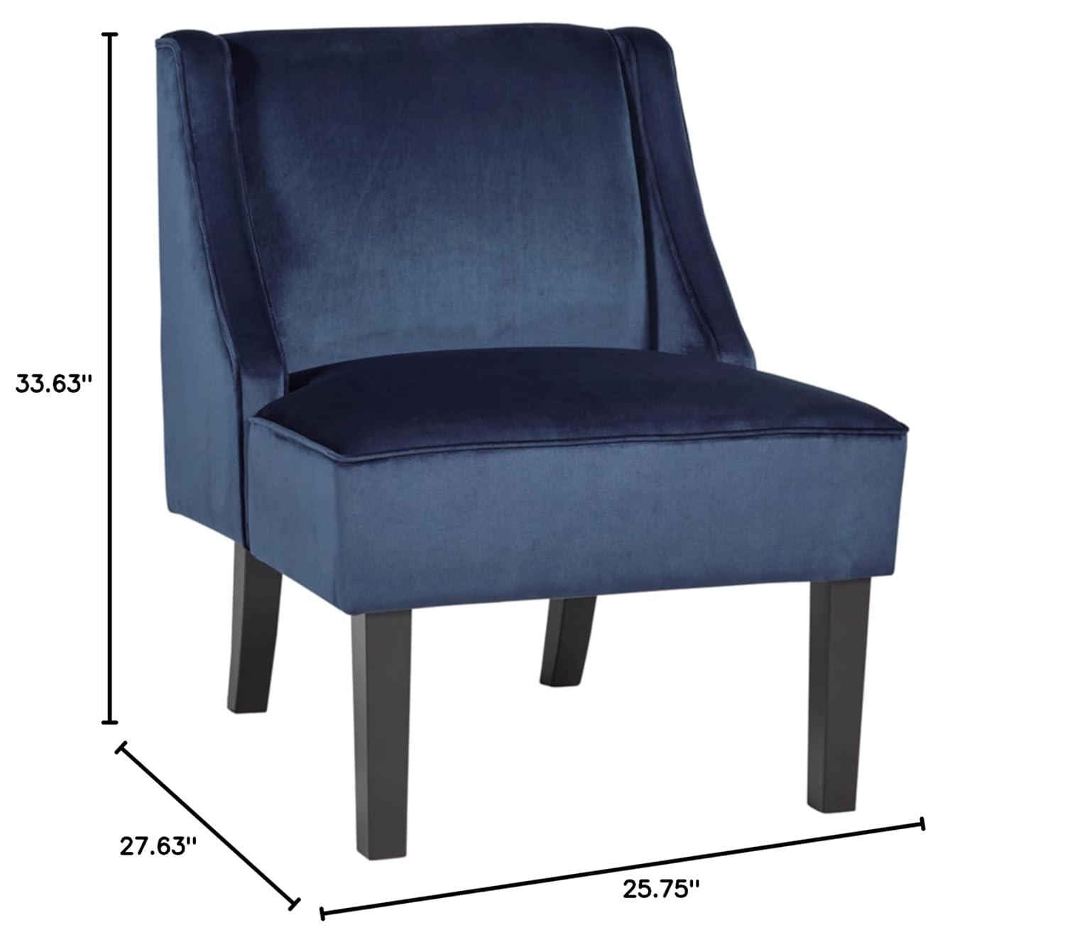 Signature Design by Ashley Contemporary Janesley Accent Chair  Navy