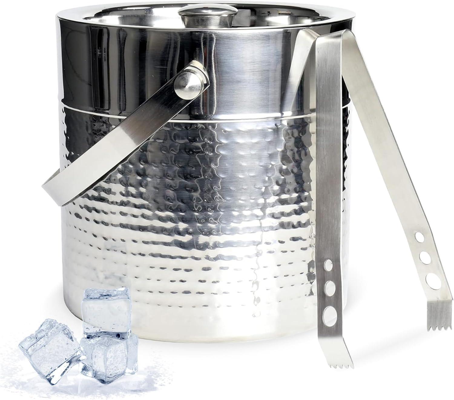 BirdRock Home Stainless Steel Ice Bucket