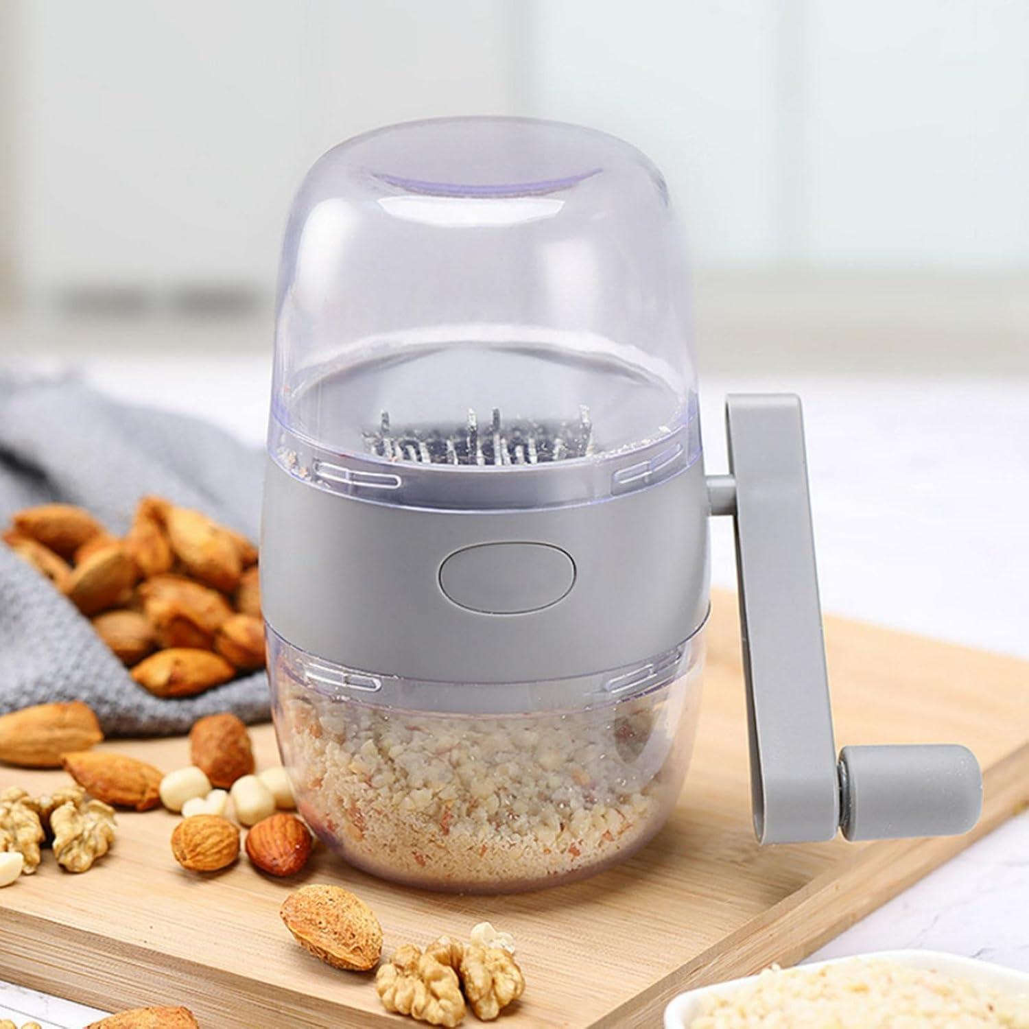 Apmemiss Clearance Food Chopper Nut Chopper Grinder Hand Crank for Nuts Walnut Pecans Portable MultiChopper Shredder for Making Toppings Manual Mini Food Shredder Nut Chopper Garlic Kitchen Tool